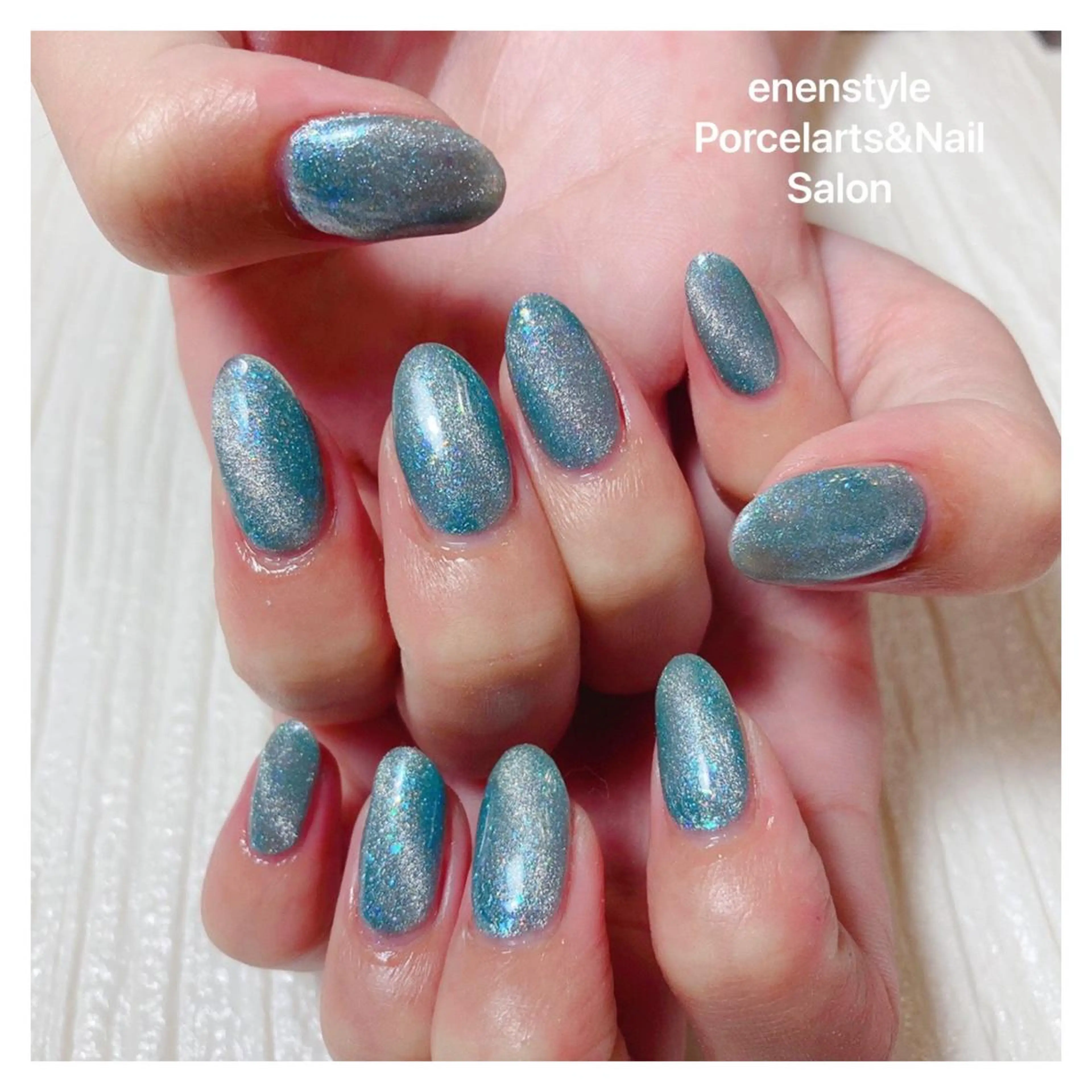 ミディアム ネイル ハンドネイル 👑enen style👑のネイルデザイン