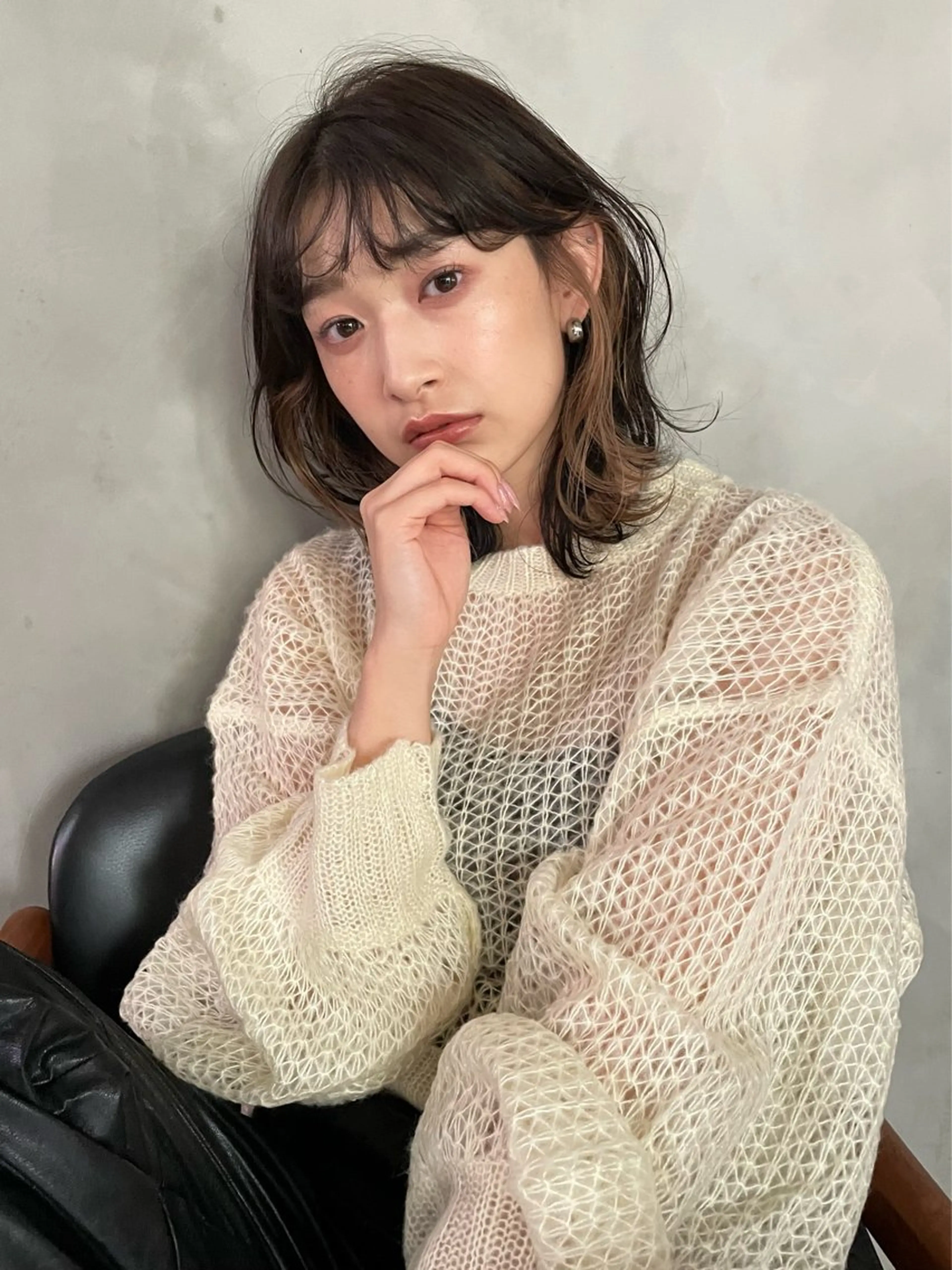 ミディアム ♡トップスタイリス ト/美髪矯正hinaのヘアスタイル