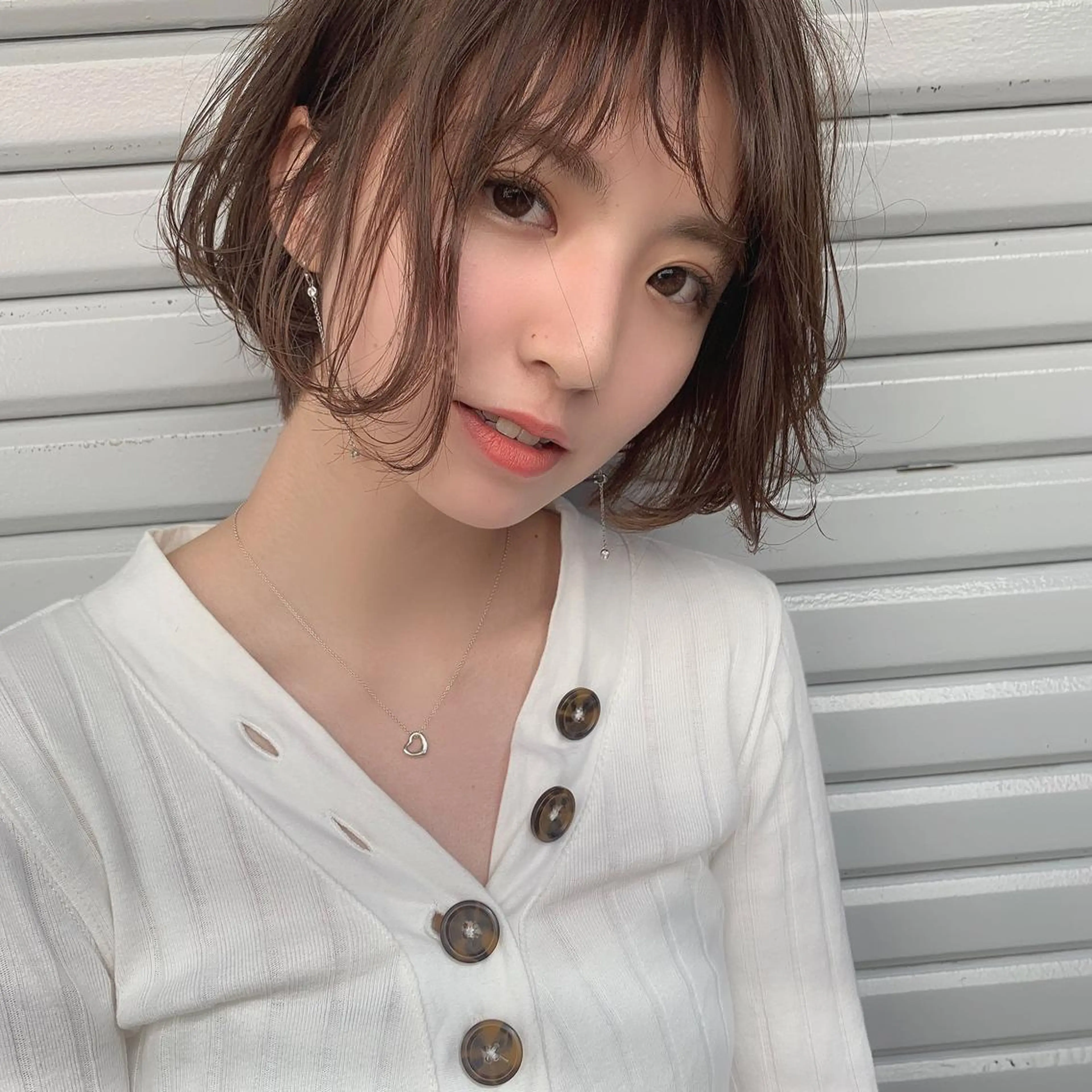 ショート カラー SAKURA 原宿所属・なかの たくみのヘアスタイル