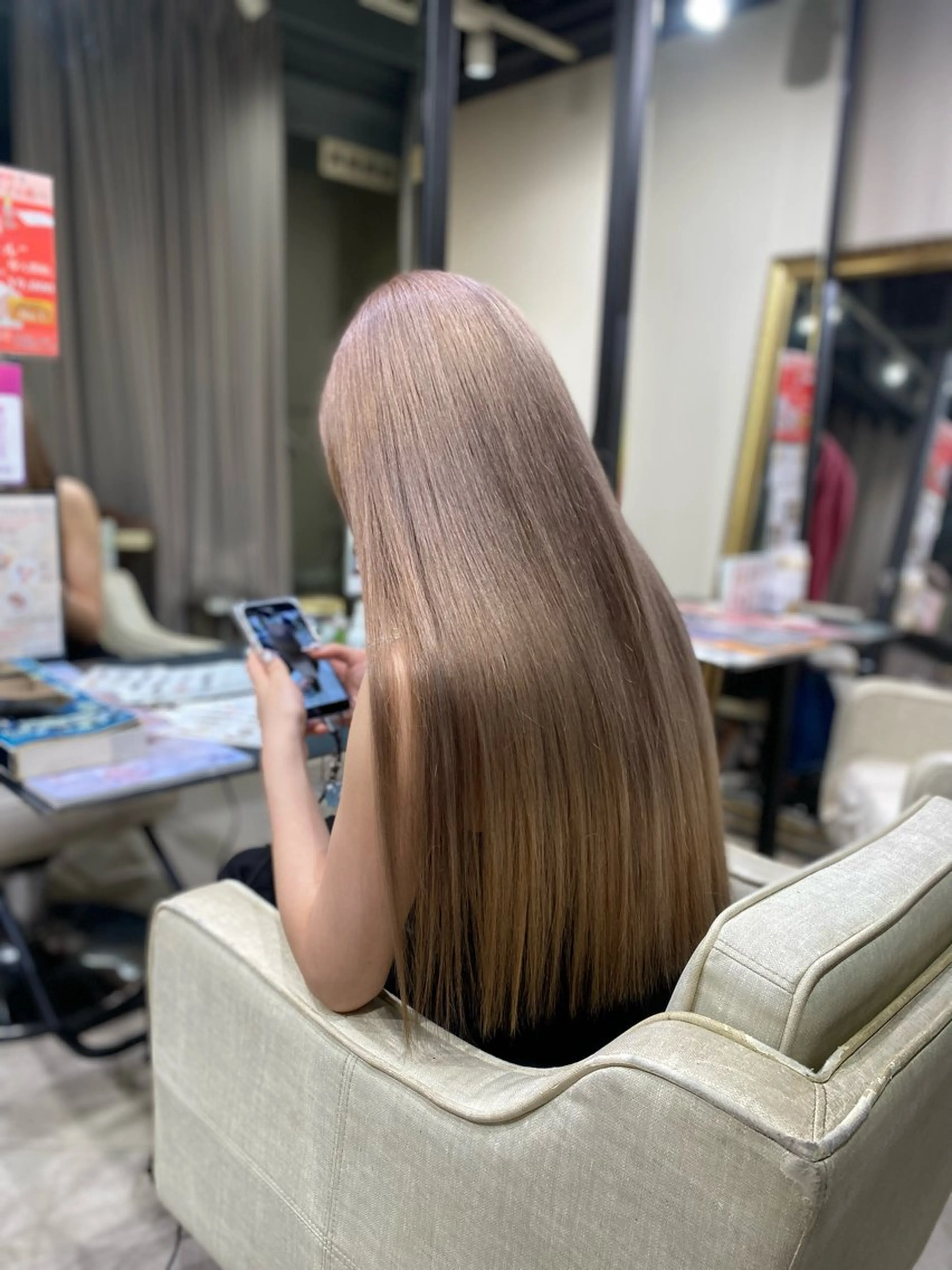 カラー ハイトーン✨艶髪💘 💘 AYANO💘のヘアスタイル