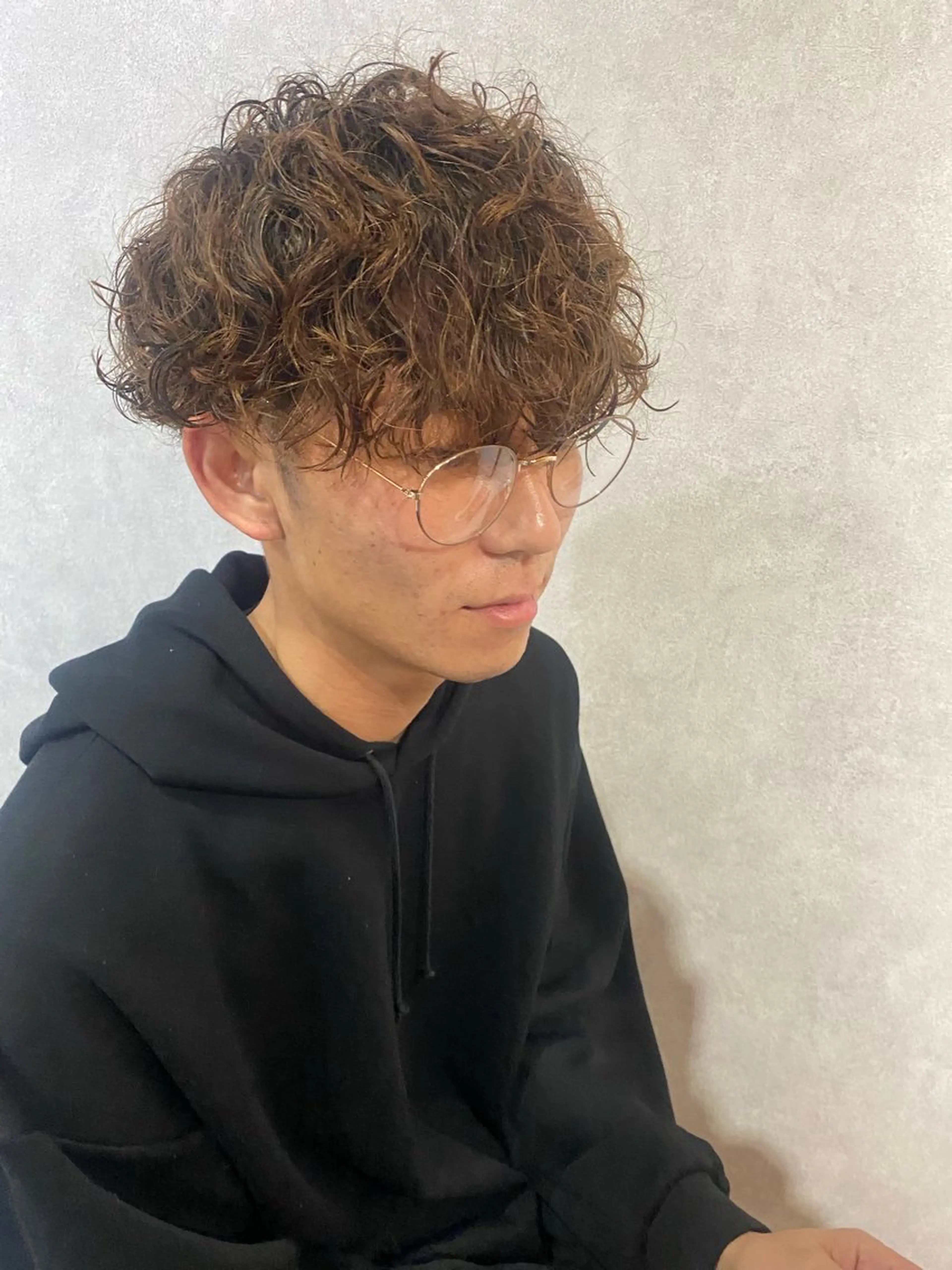 メンズ メンズパーマ Bish Yanaのヘアスタイル