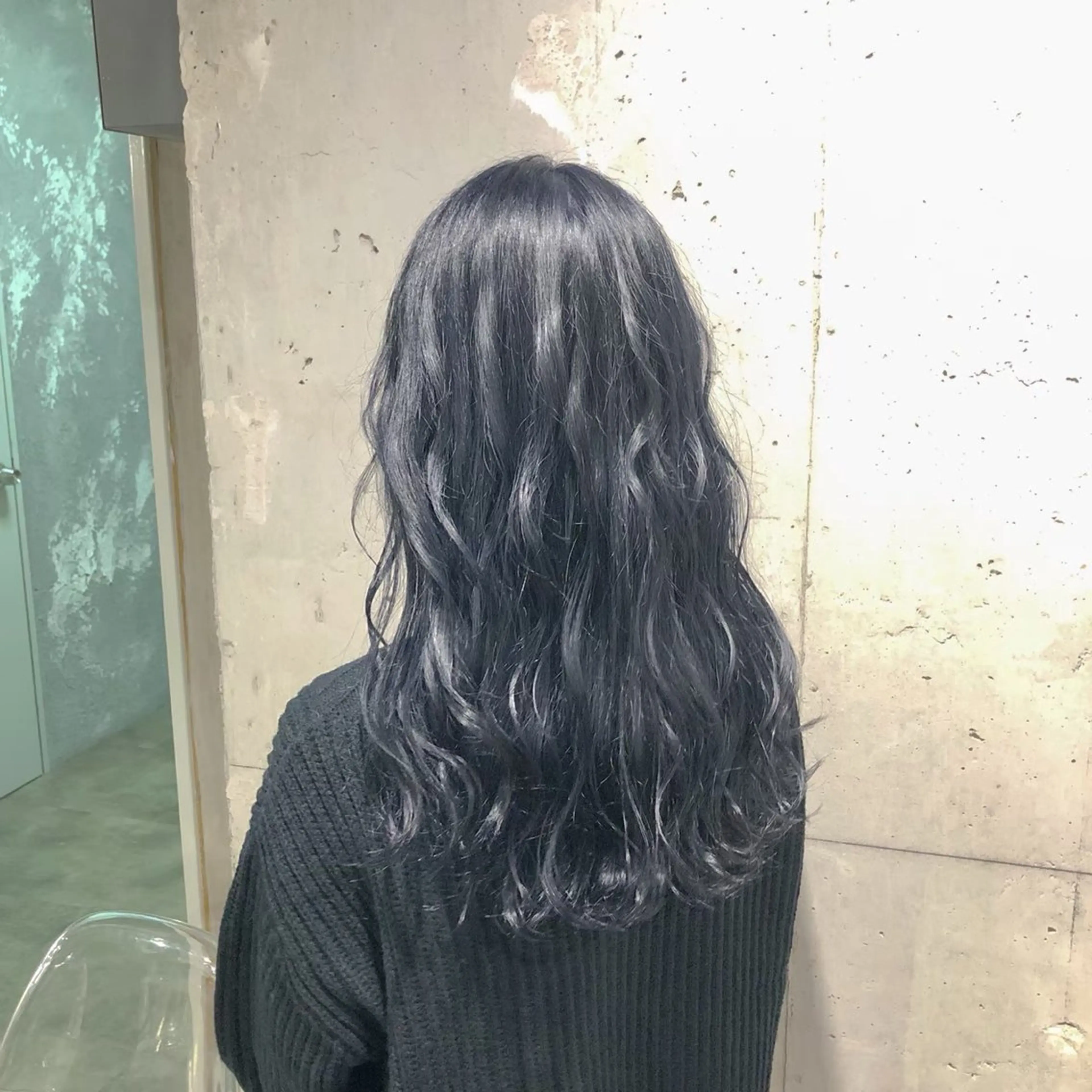 セミロング カラー ダブルカラー特化💖 韓国ヘア💖りくのヘアスタイル