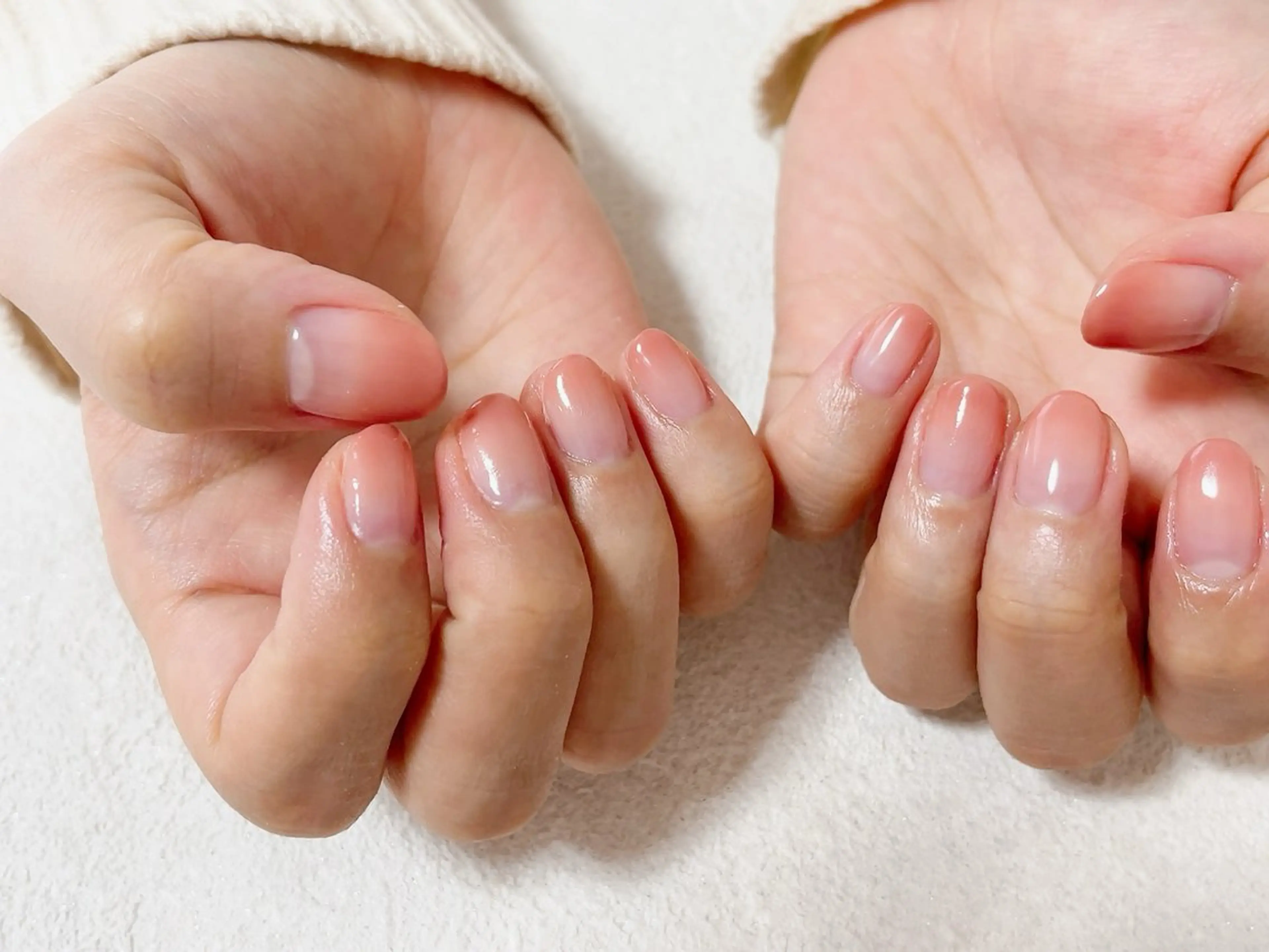 ネイル ジェルネイル グラデーション 韓国ネイル メンズネイル パラジェル kiki nail たまプラーザのネイルデザイン