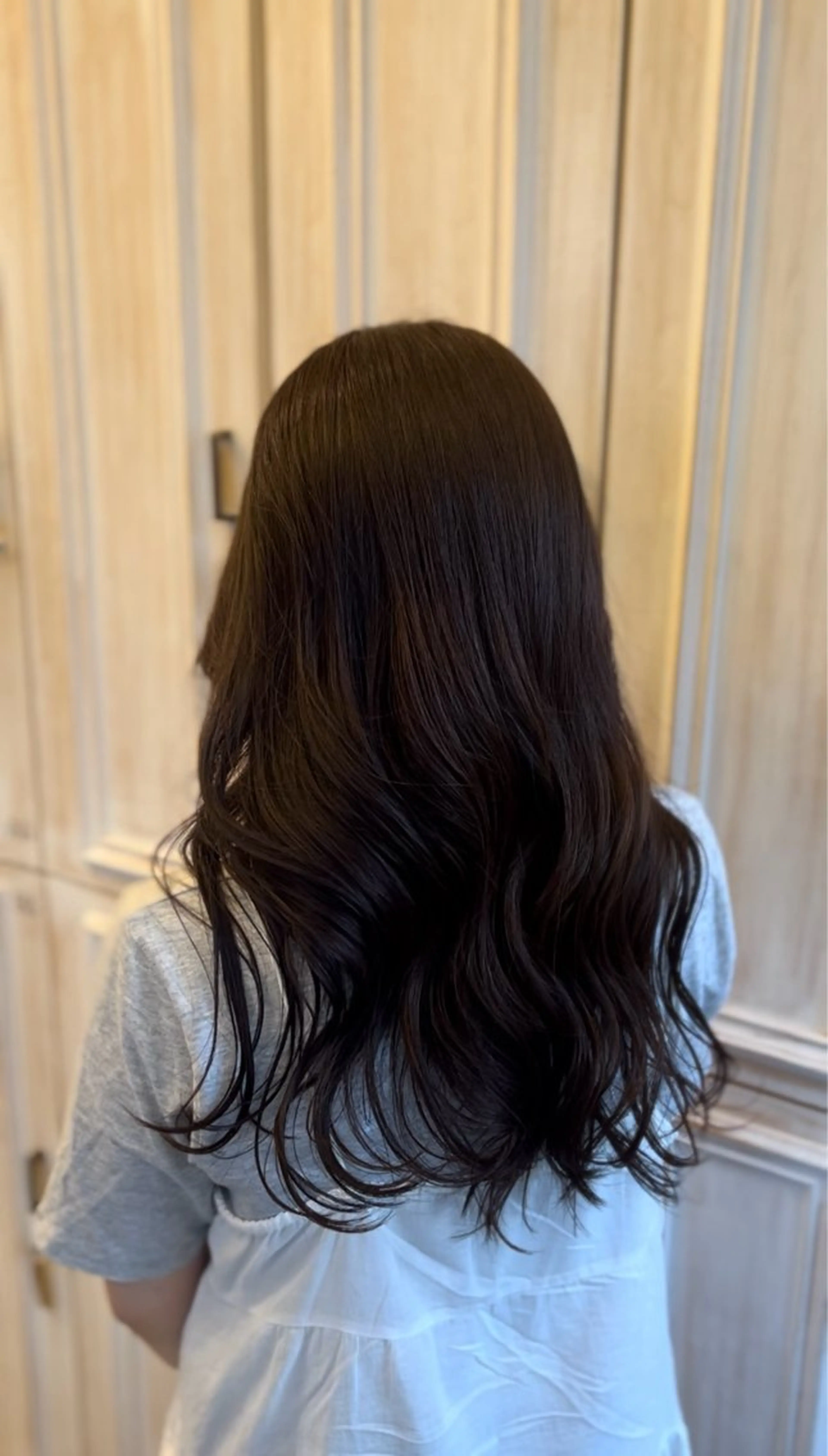 ロング カラー 杉本 奈々美のヘアスタイル