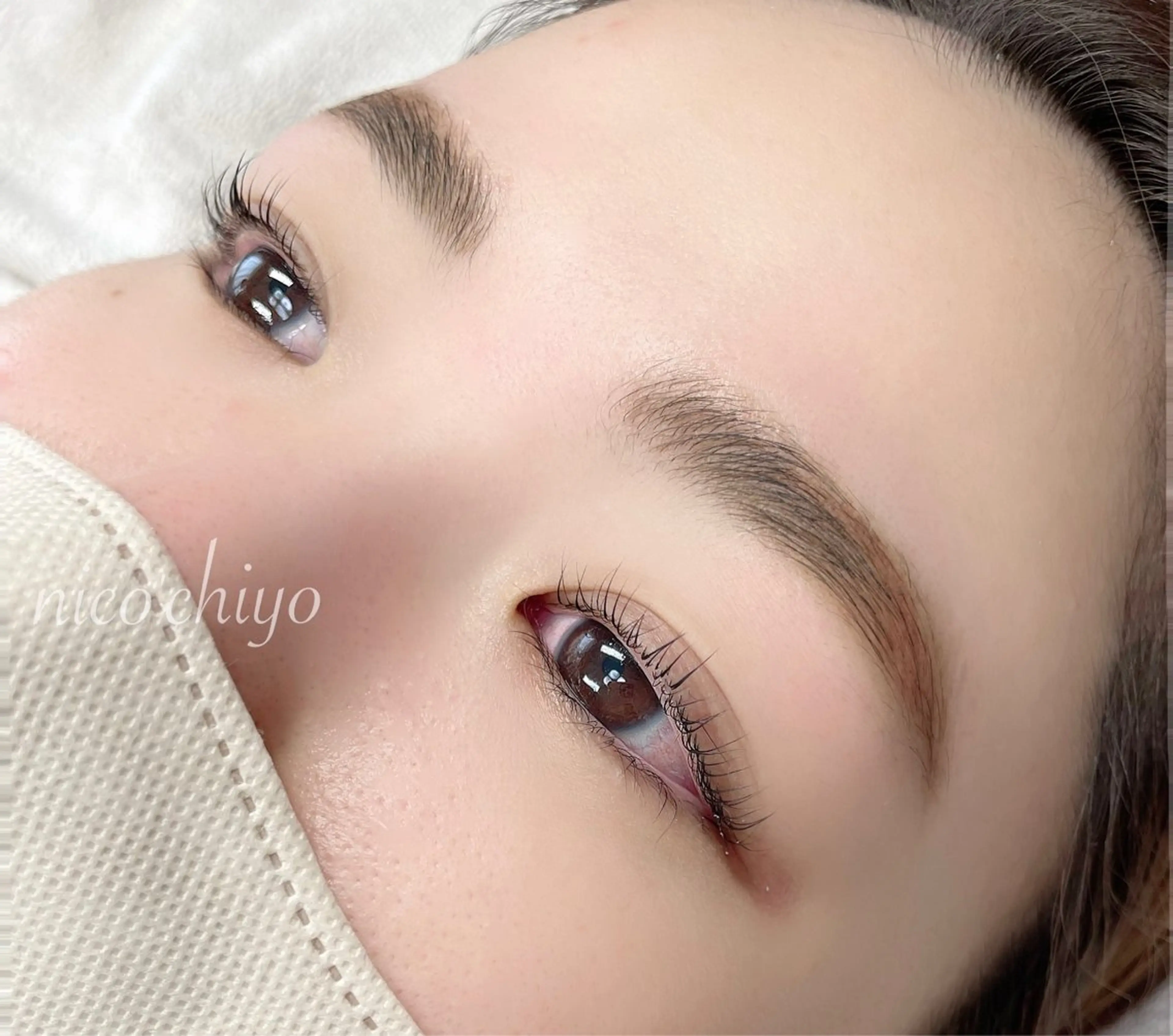 アイブロウ nico'chiyo所属・nico'chiyo ホソカワエーコのマツエク・マツパデザイン
