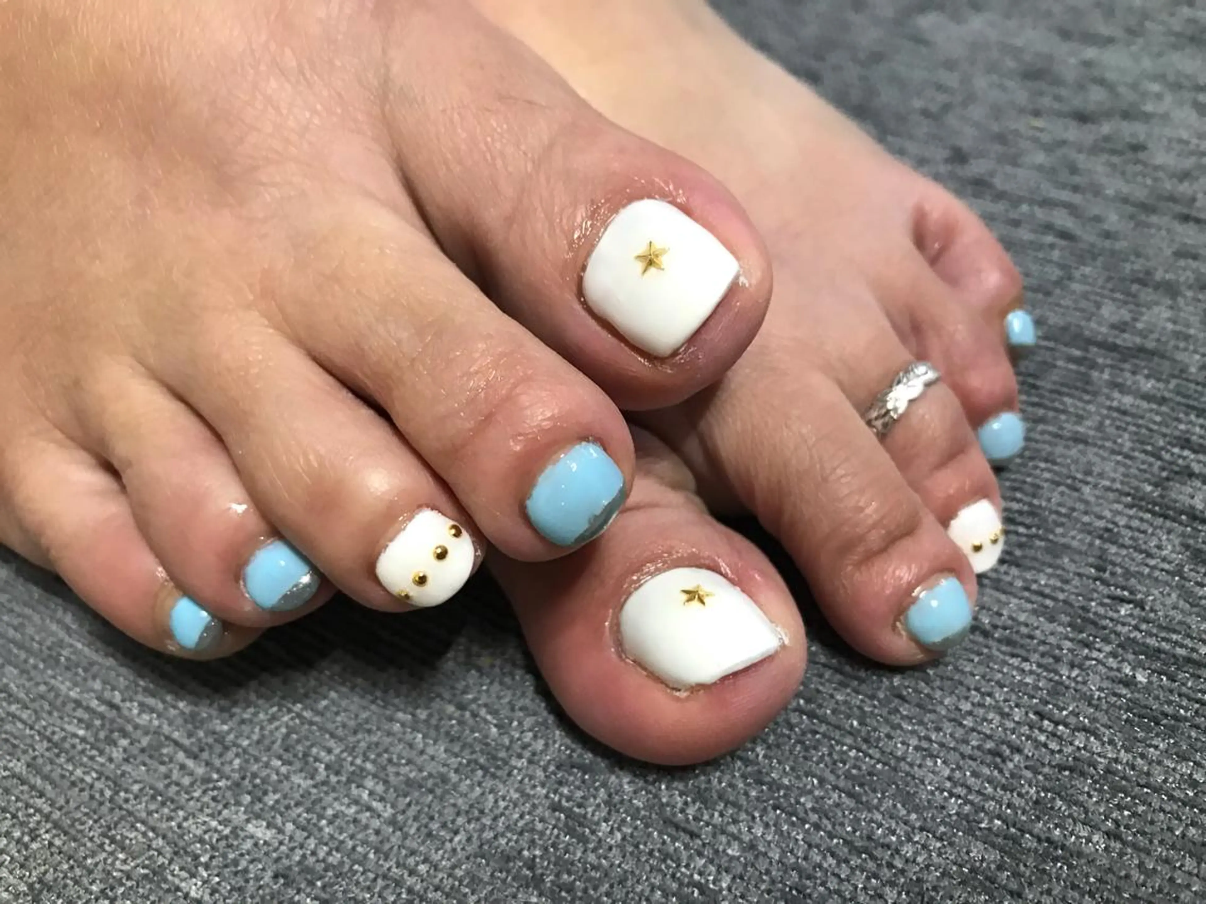 ネイル フットネイル Mana‪ ‪·͜· ❤︎‬のネイルデザイン