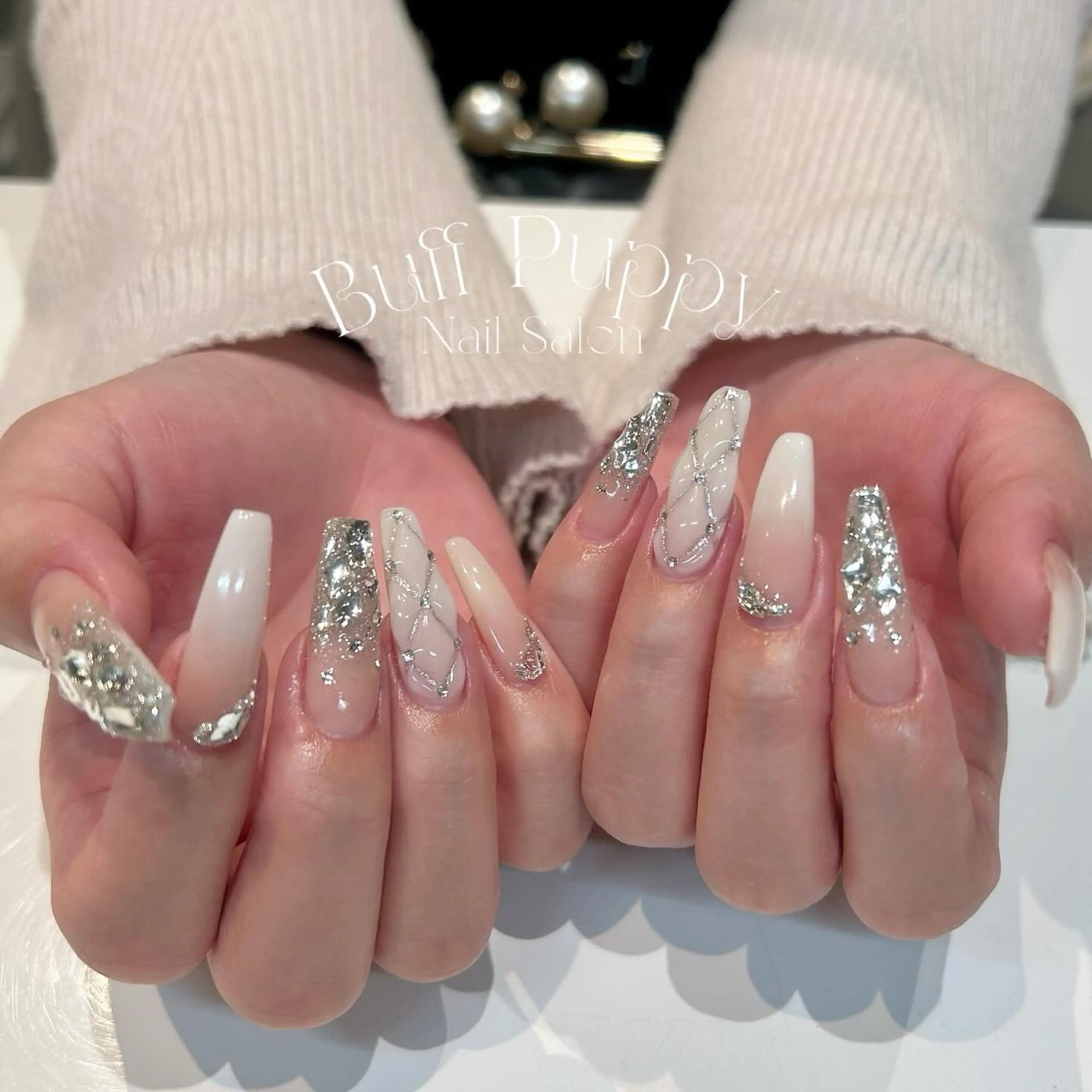 【gel💫】【🩵オフあり】Buff puppy Special/手書きアート2本まで🍒◎/パーツつけ放題🦢⟡.·の写真