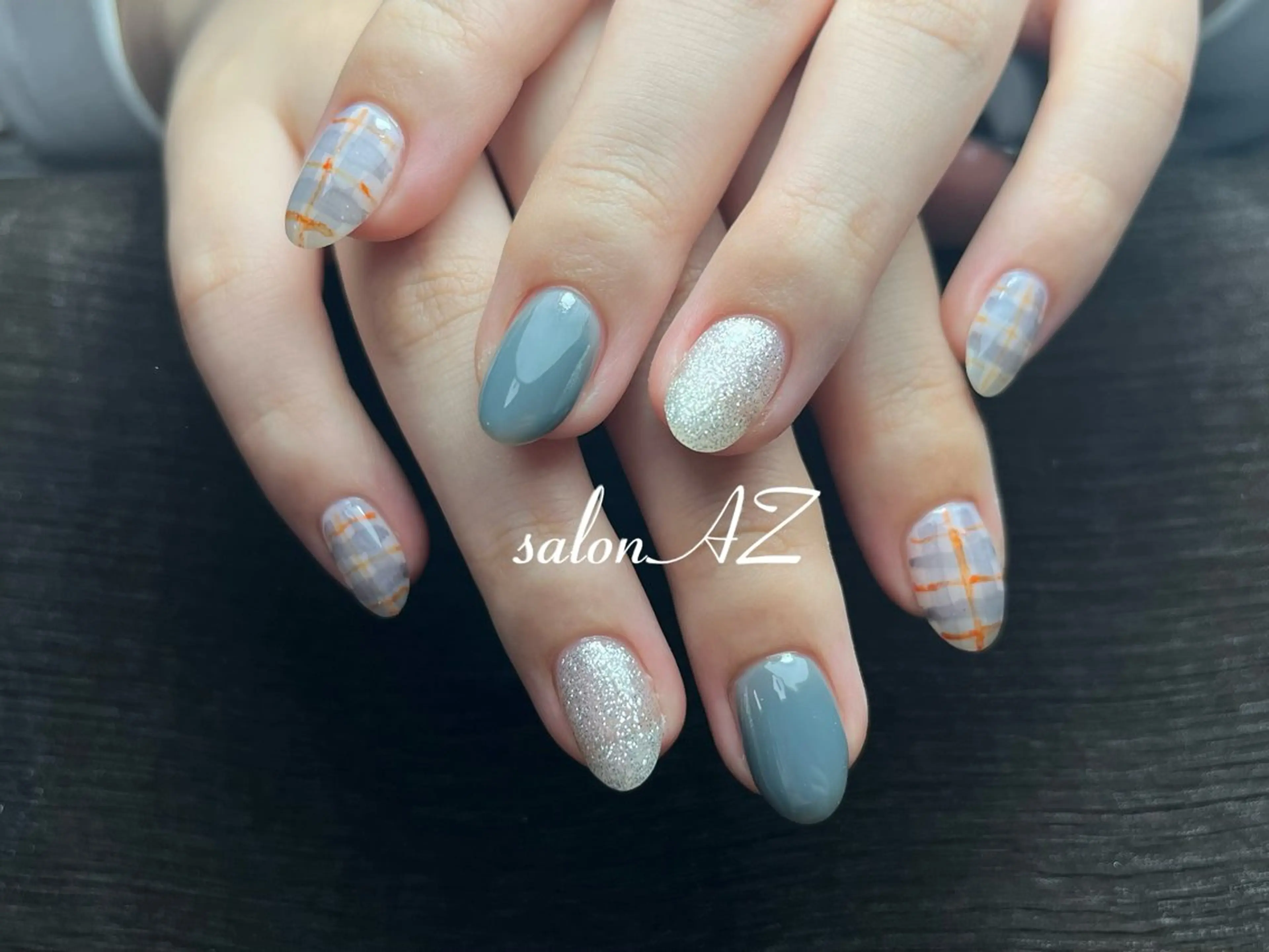 ネイル アートネイル 長さ出し フットネイル フレンチネイル ジェルネイル ハンドネイル salon AZのネイルデザイン