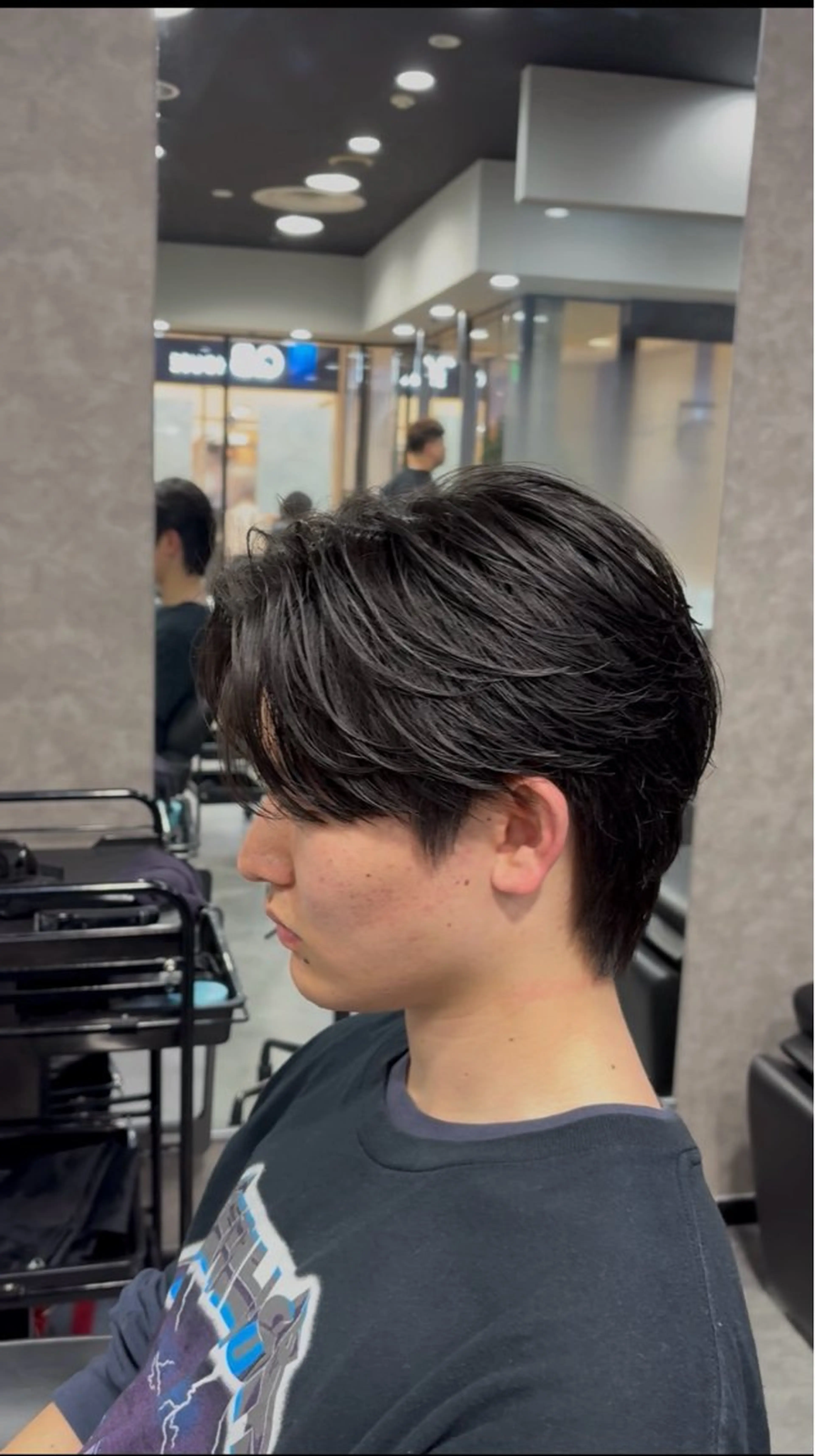 メンズ センターパート フェザーパーマ メンズパーマ Hair Salon LUCEY所属・メンズパーマ/カラ ー/川越/成田最のヘアスタイル