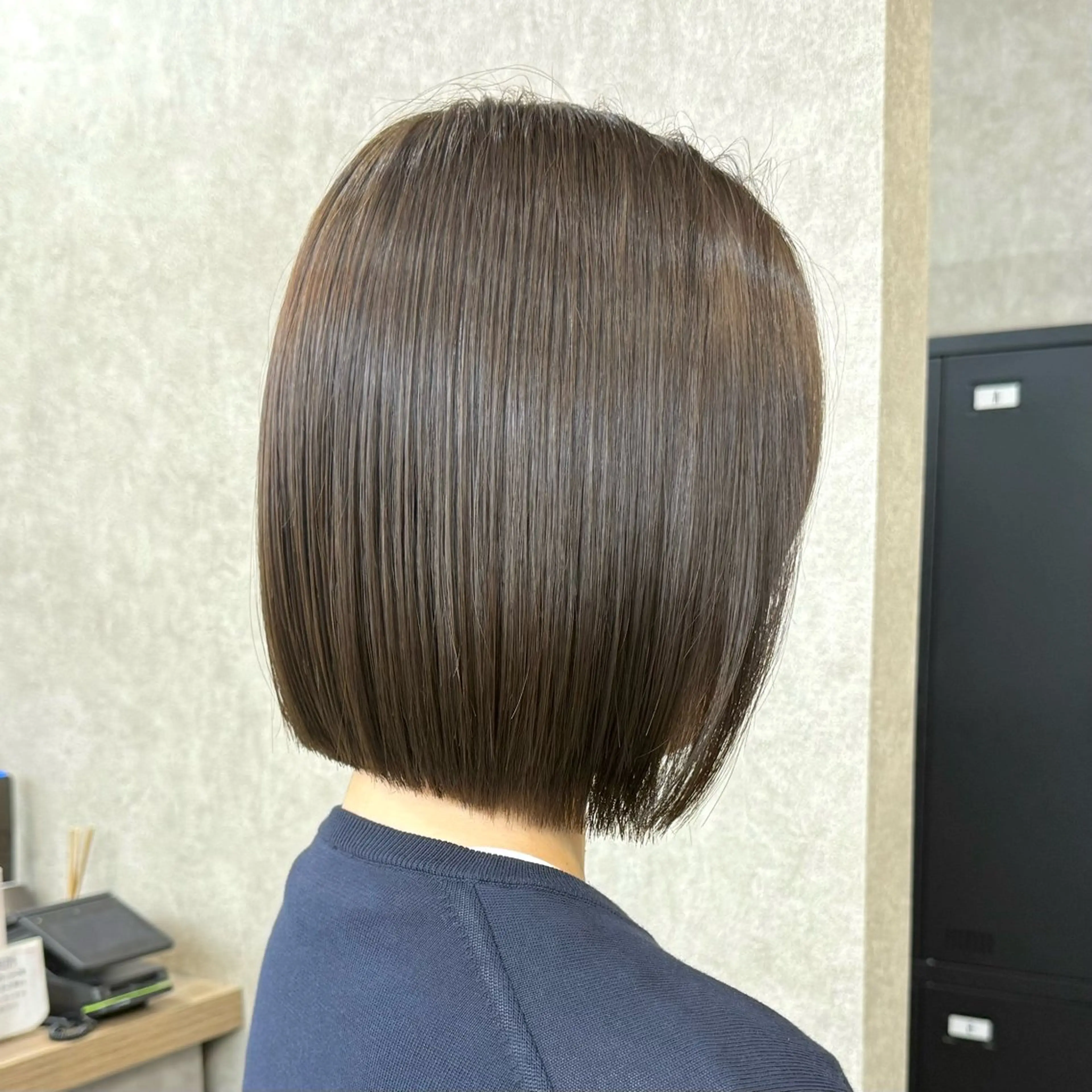 ミディアム カット ヘアカラー トリートメント 似合わせボブ🎀🫧 千葉 優希のヘアスタイル