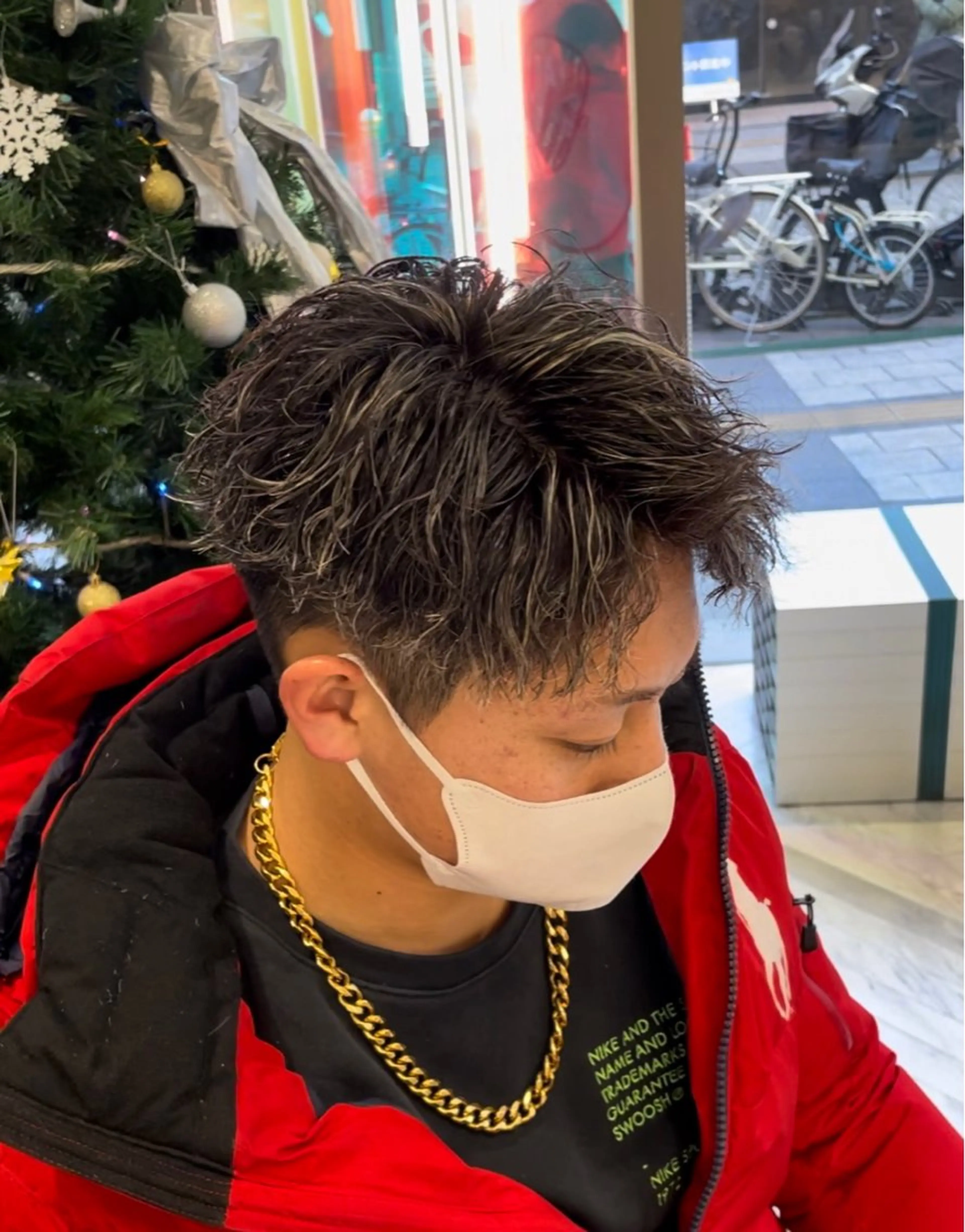 ショート カラー パーマ メンズ カット パーマ 【圧倒的センス】 まる/メンズカラーのヘアスタイル