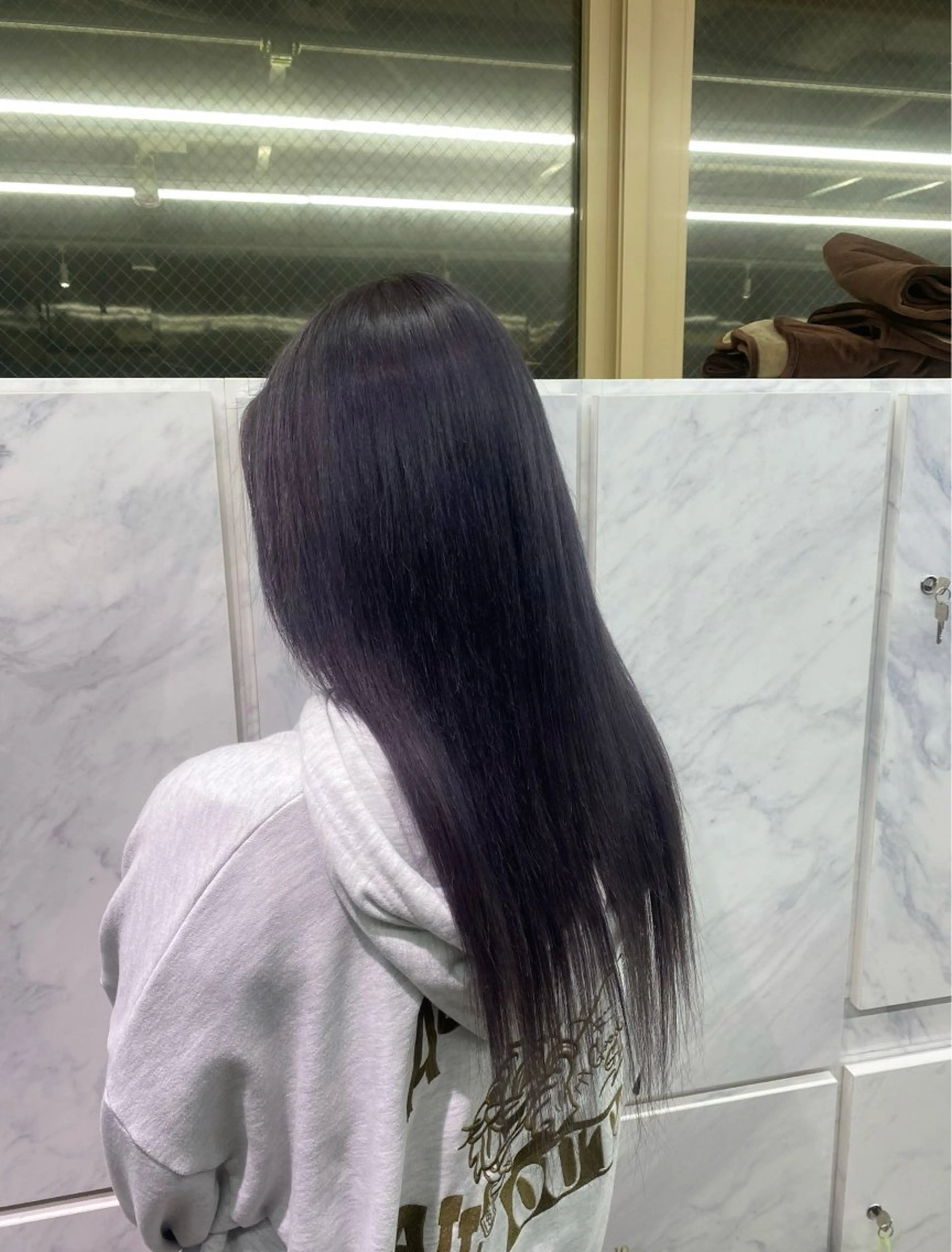 🩶プルエクステ付けたままカラー🩶の写真