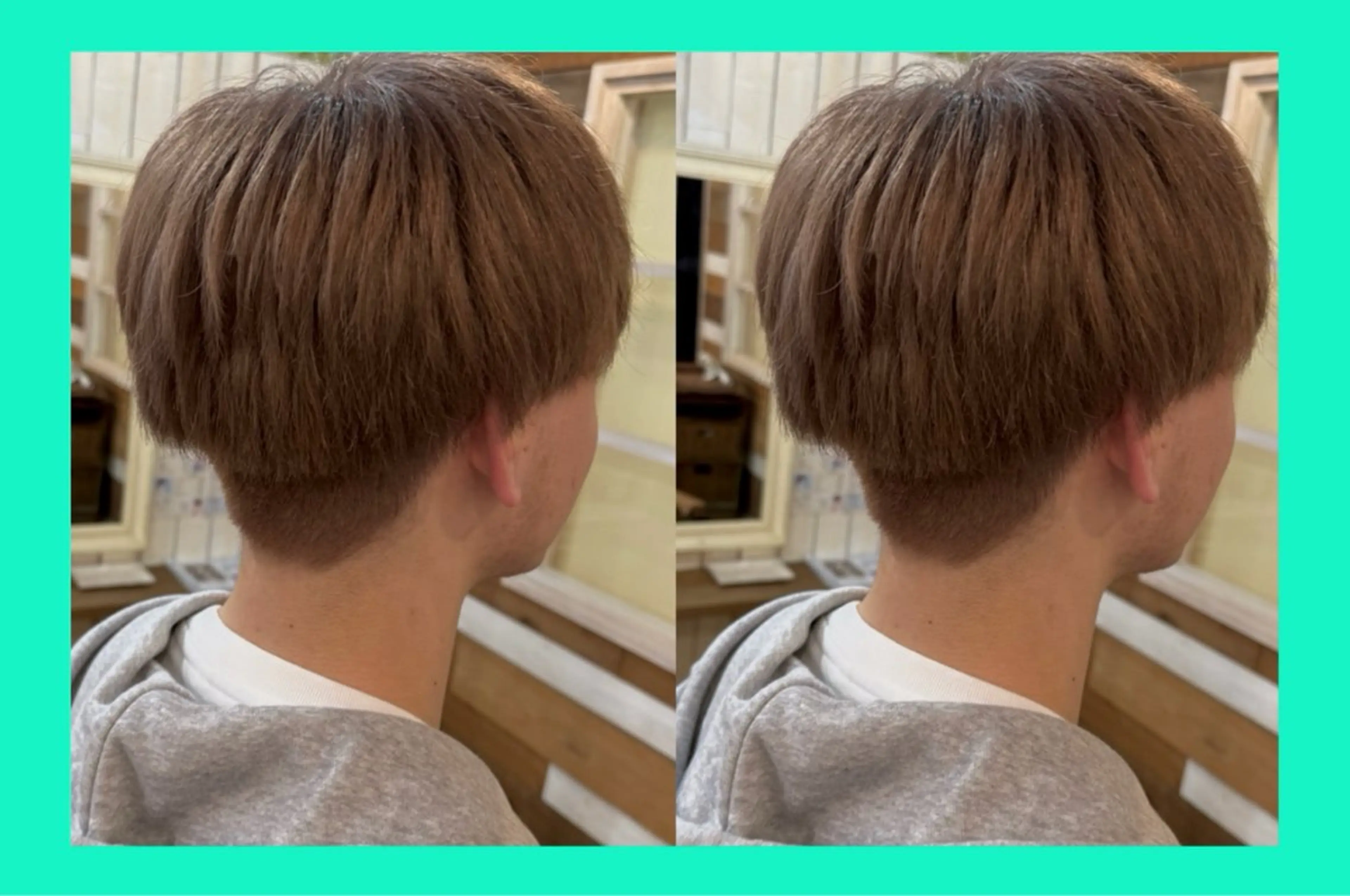 カラー メンズ ベージュカラー ミルクティーベージュ カット ヘアカラー トリートメント ヘッドスパ 髪質改善/ハイトーン /茅ヶ崎/YUKAのヘアスタイル