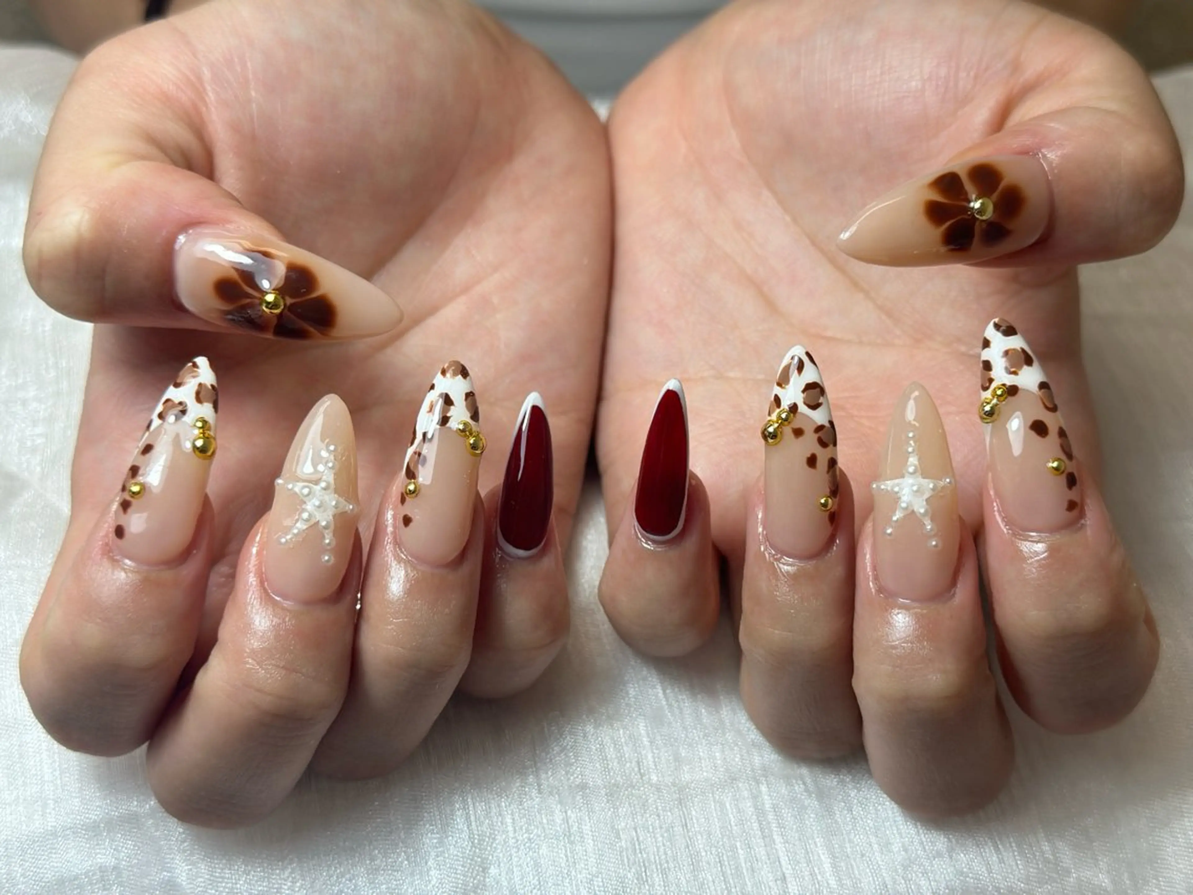 ネイル アートネイル ジェルネイル ハンドネイル JennNail_ マオのネイルデザイン