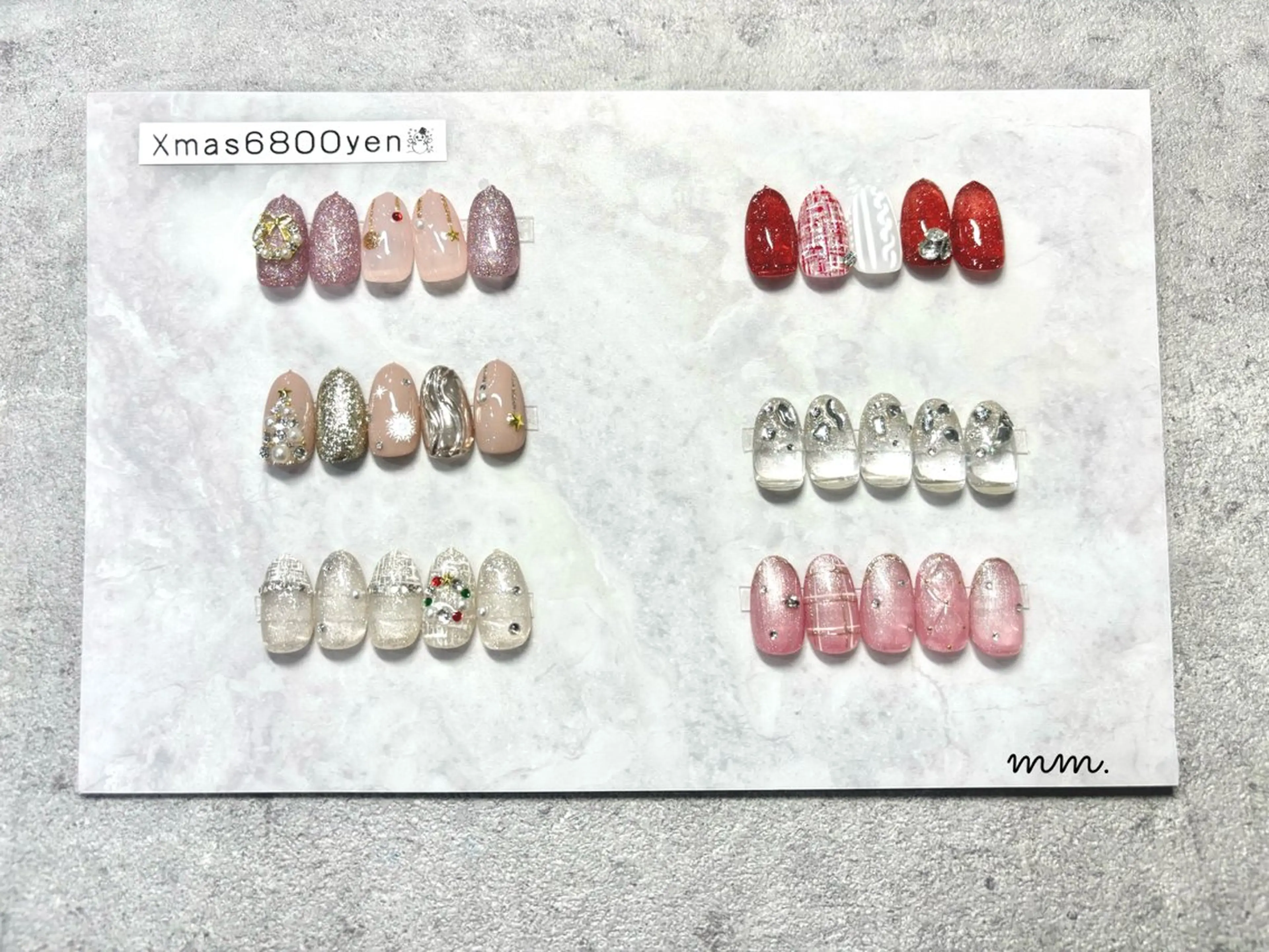 ネイル 冬ネイル クリスマス mm. ✨Ayuna✨のネイルデザイン