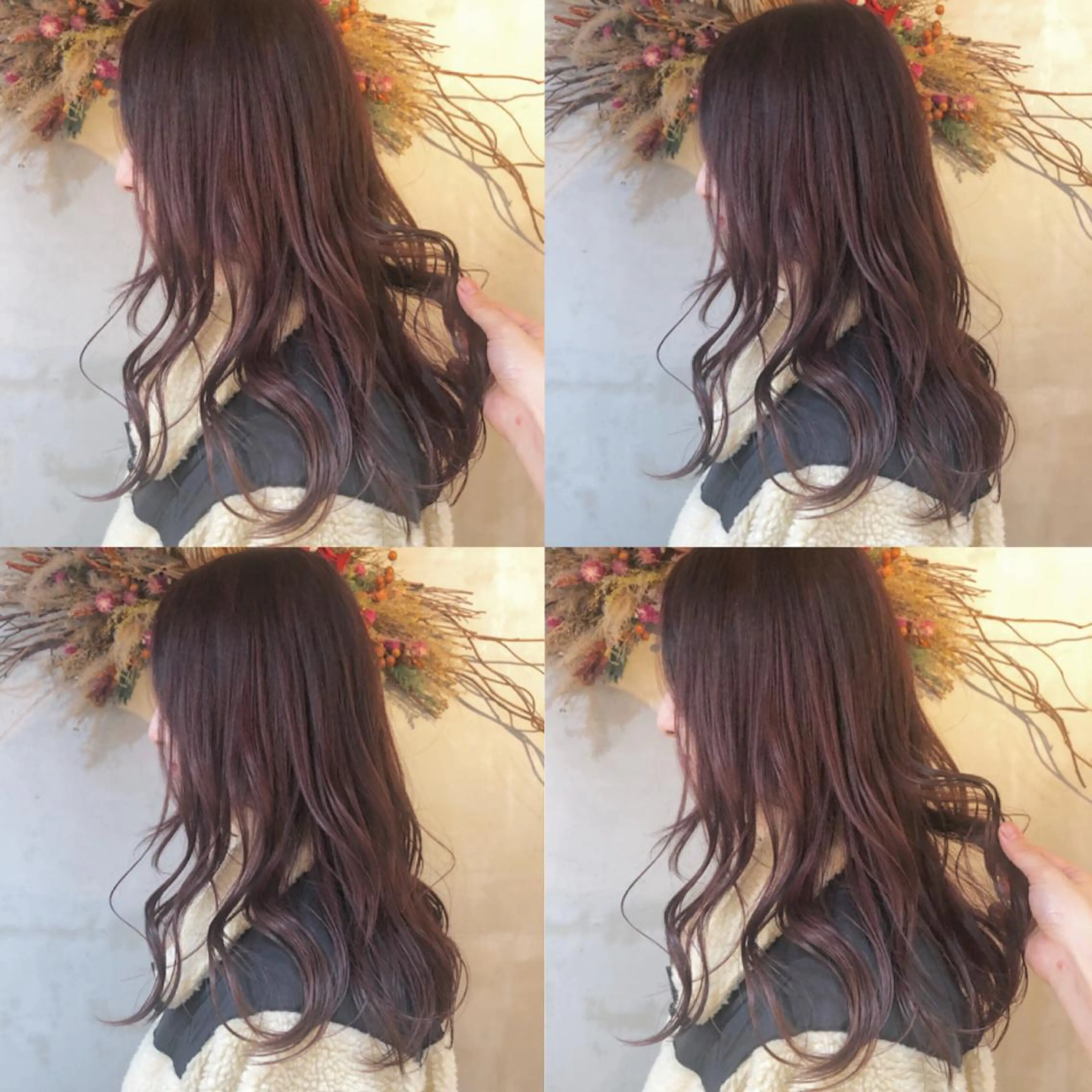 ロング ハイライト カット ヘアカラー sano sayakaのヘアスタイル