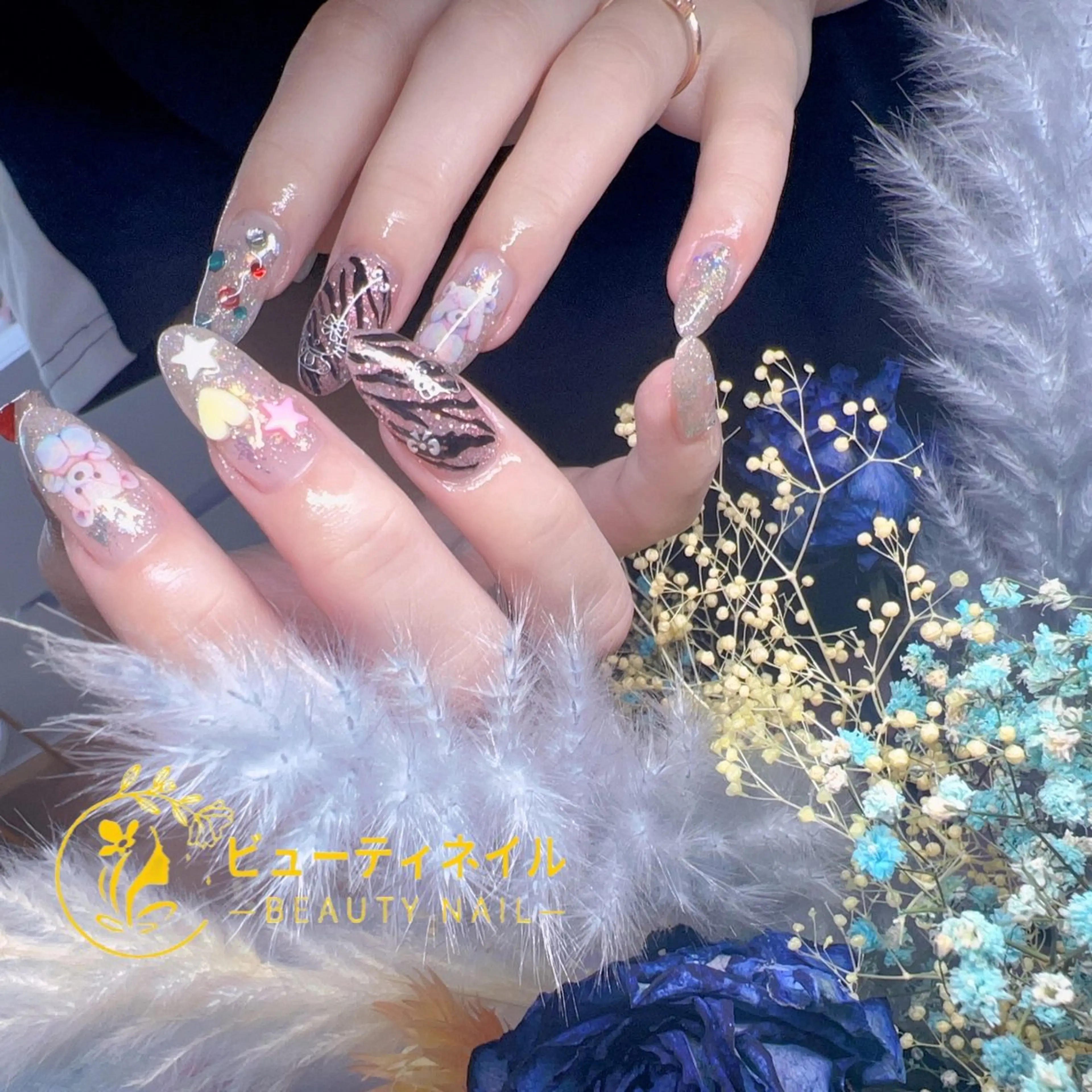 ネイル 長さ出し ジェルネイル Moonstone Salon所属・Moonstone Salonのネイルデザイン