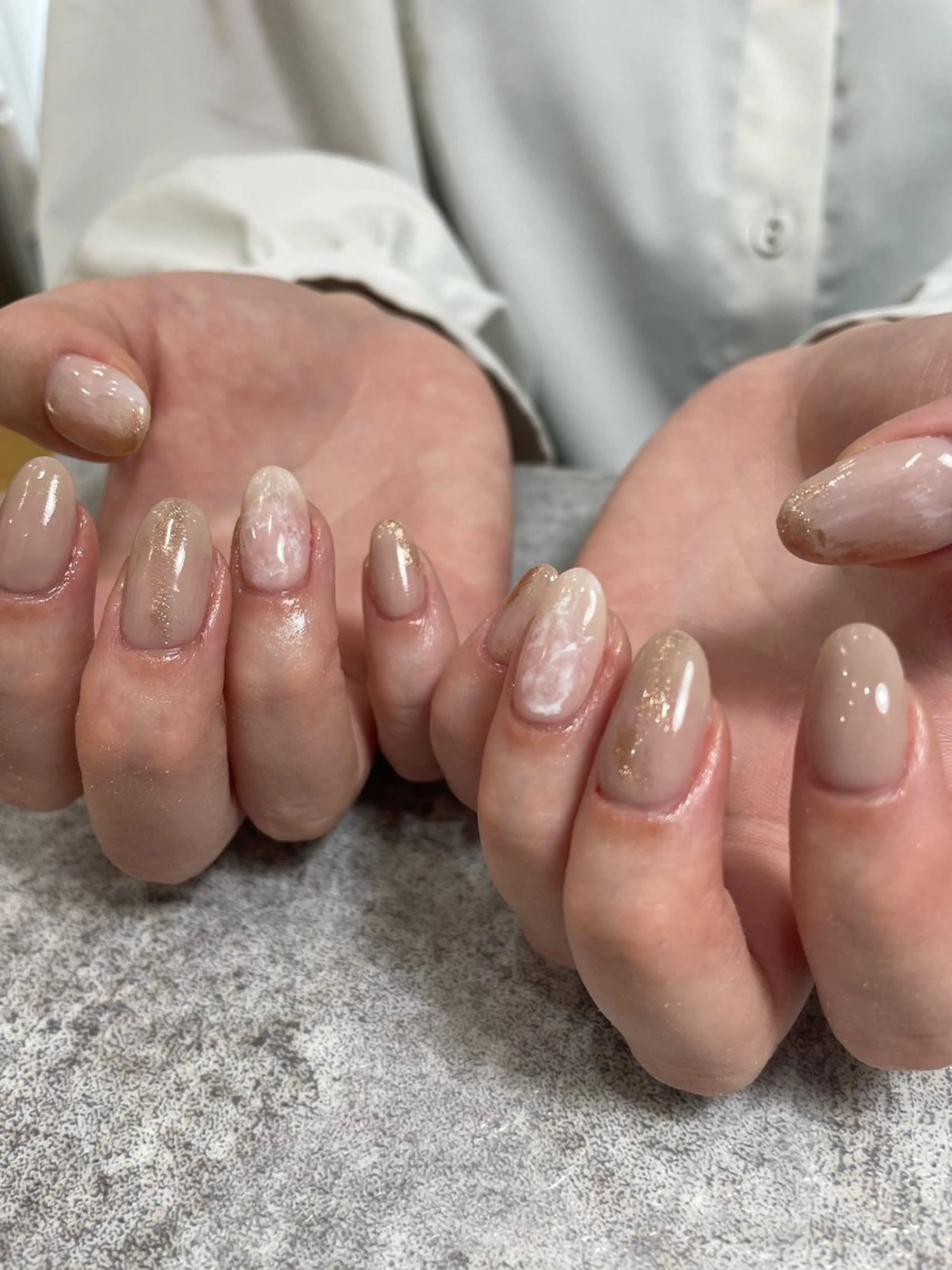 ネイル ニュアンスネイル 【 Lea's 】 kaedeのネイルデザイン