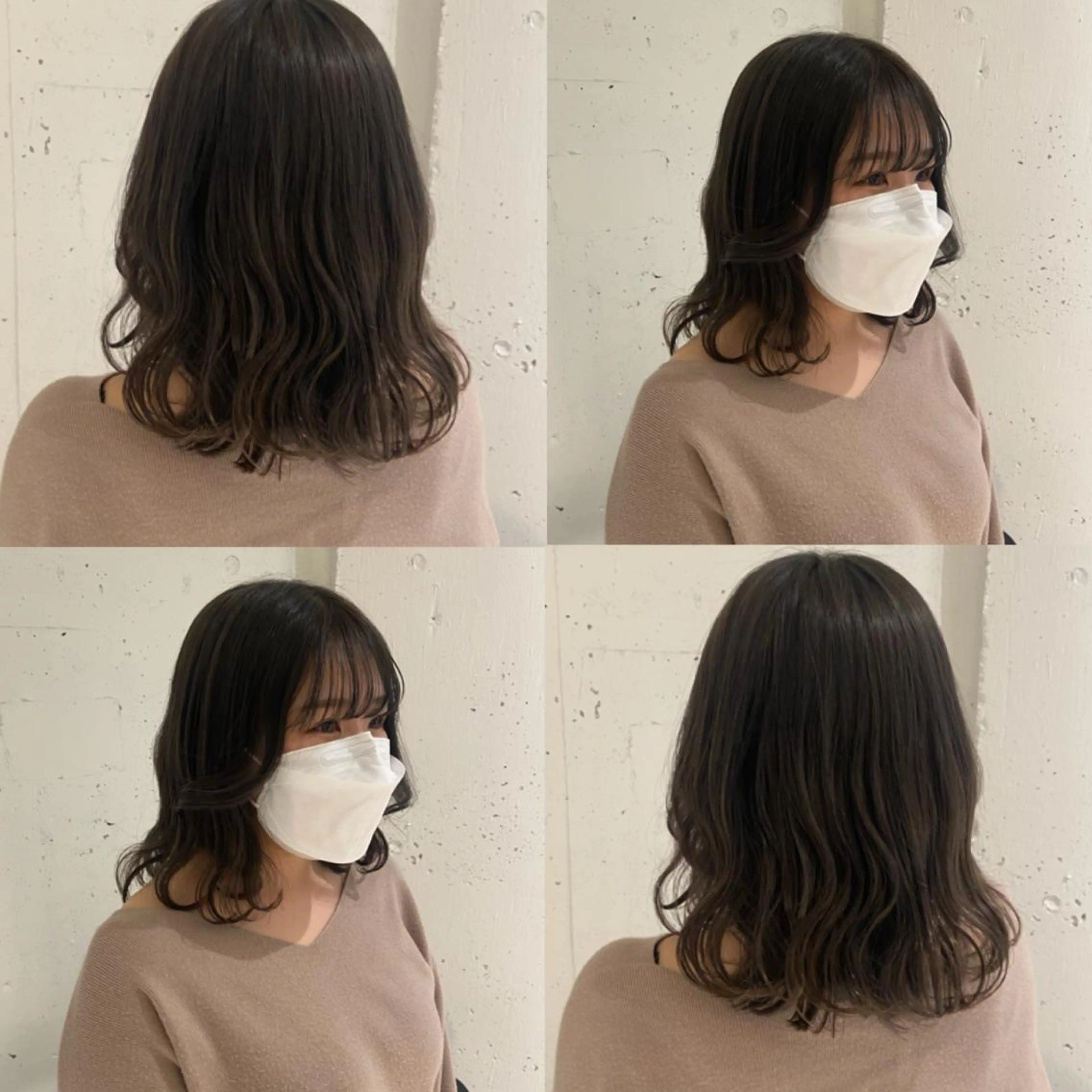 ミディアム カラー ブリーチ ケアブリーチ 透明感カラー ダブルカラー カジュアルを女っぽく 𝗮𝘆𝗮𝗰𝗼のヘアスタイル