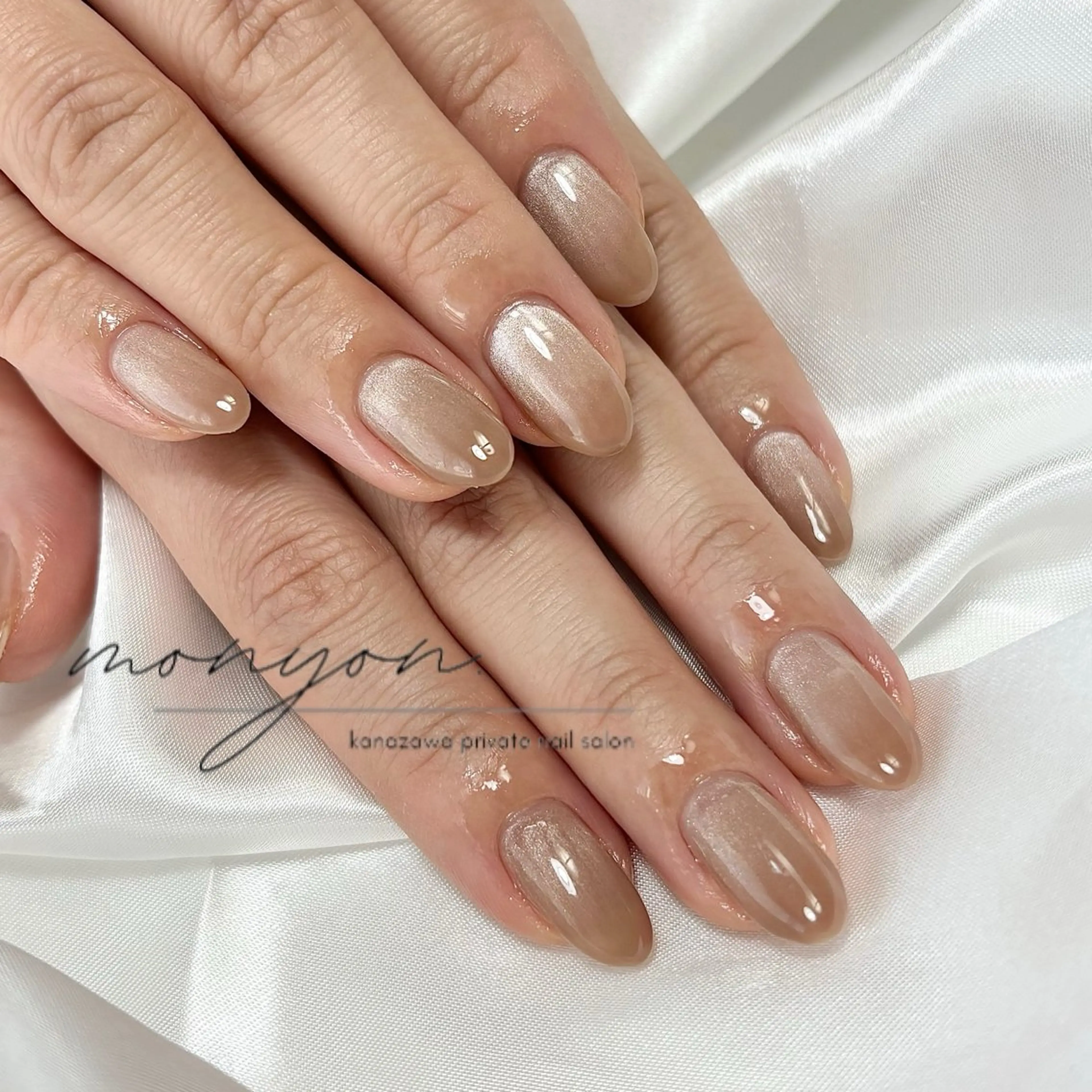 ネイル グラデーション マグネットネイル ハンドネイル etoile filanteのネイルデザイン