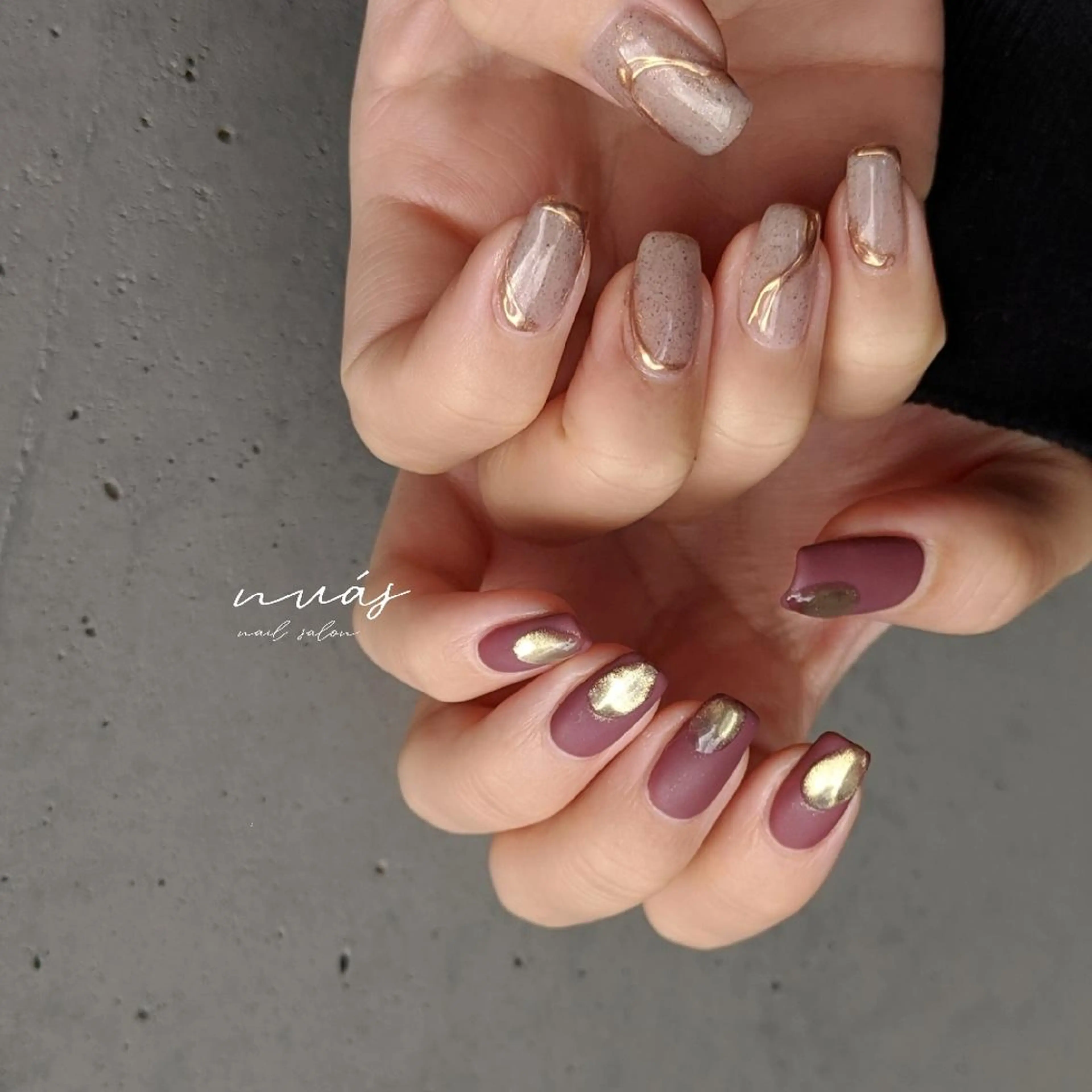 ネイル nuás nail & eyeのネイルデザイン