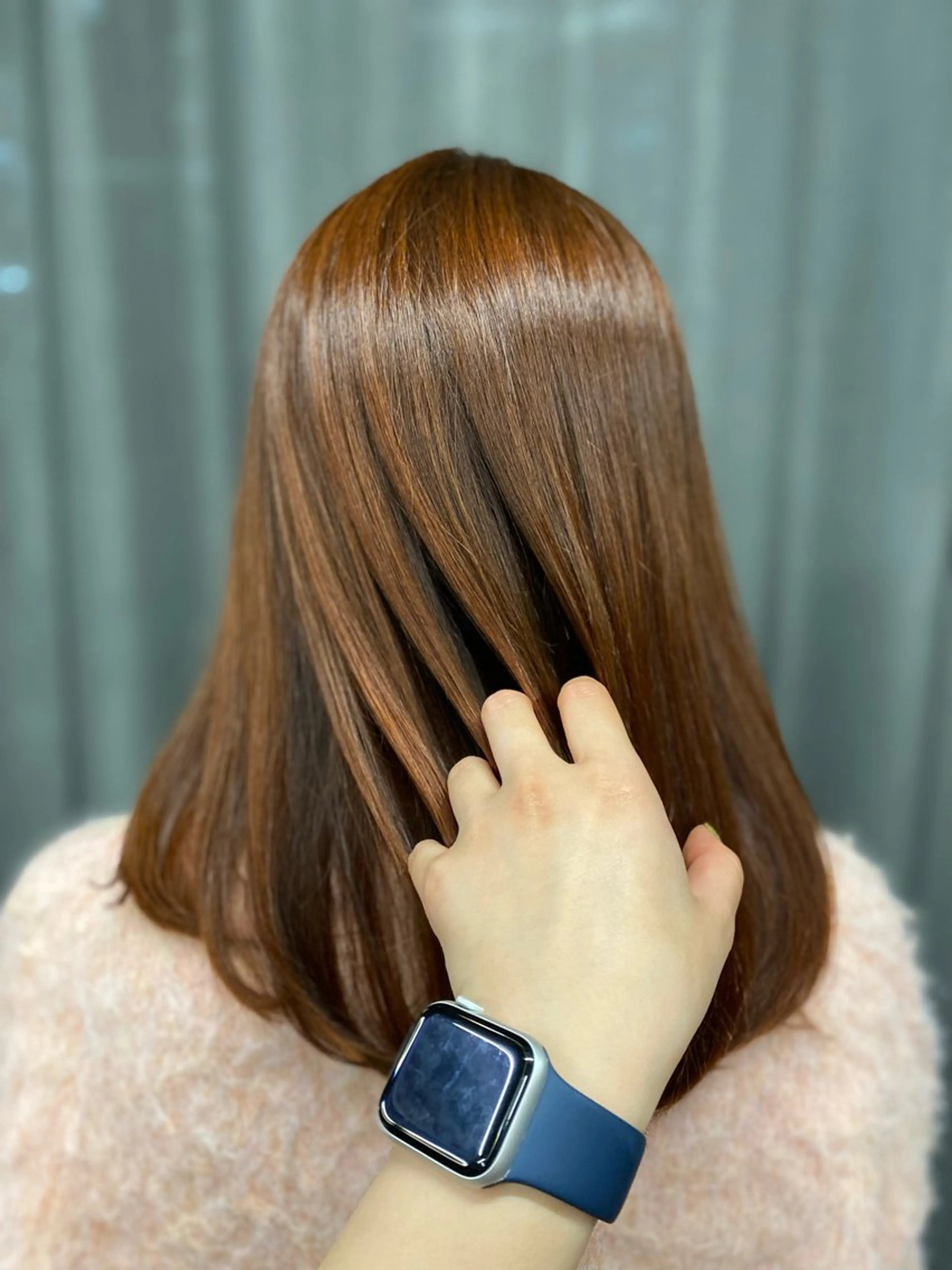 ミディアム カラー MIYUU OTANIのヘアスタイル
