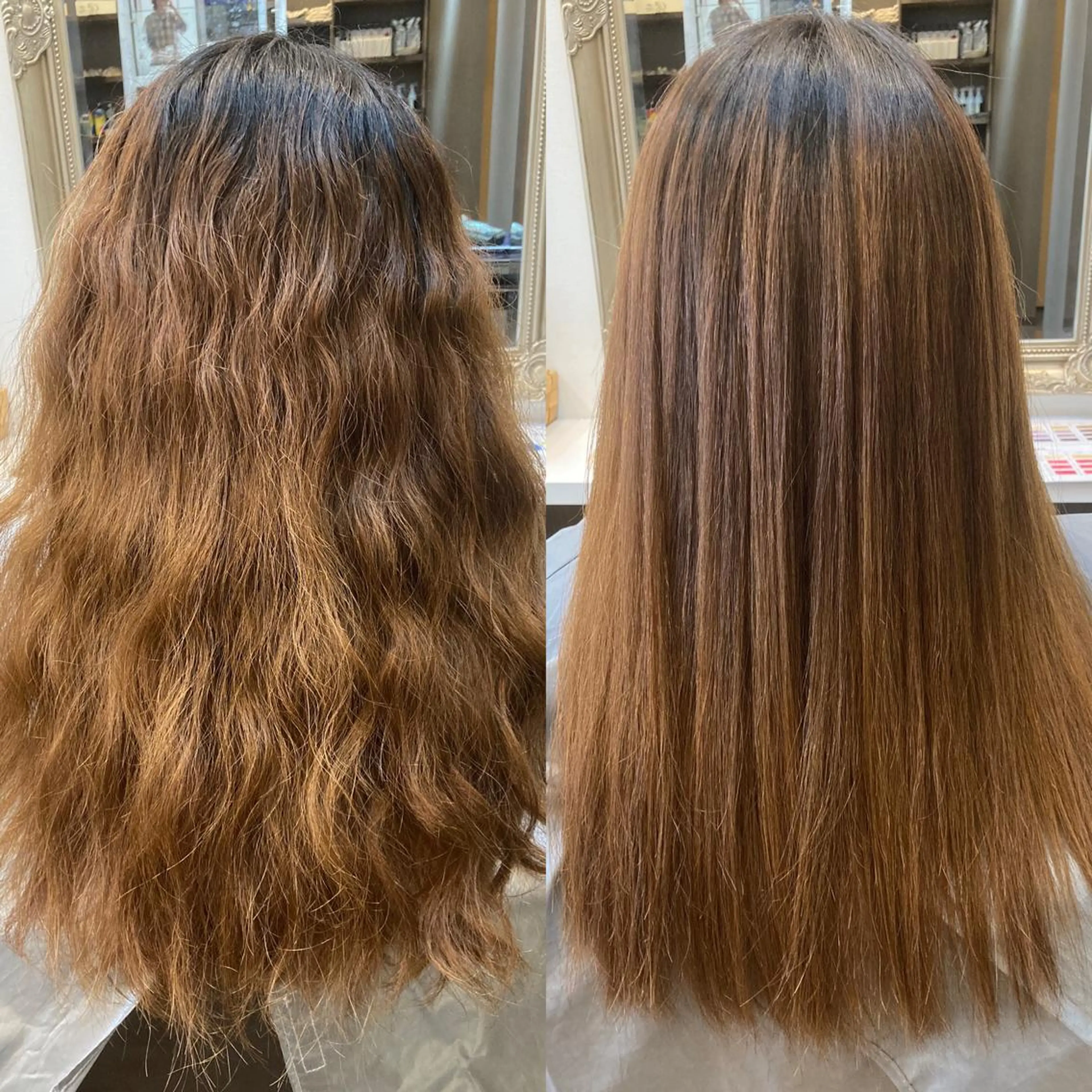 学生限定！！負担最小限の縮毛矯正＋カット＋ファイバープレックス 14500円の写真