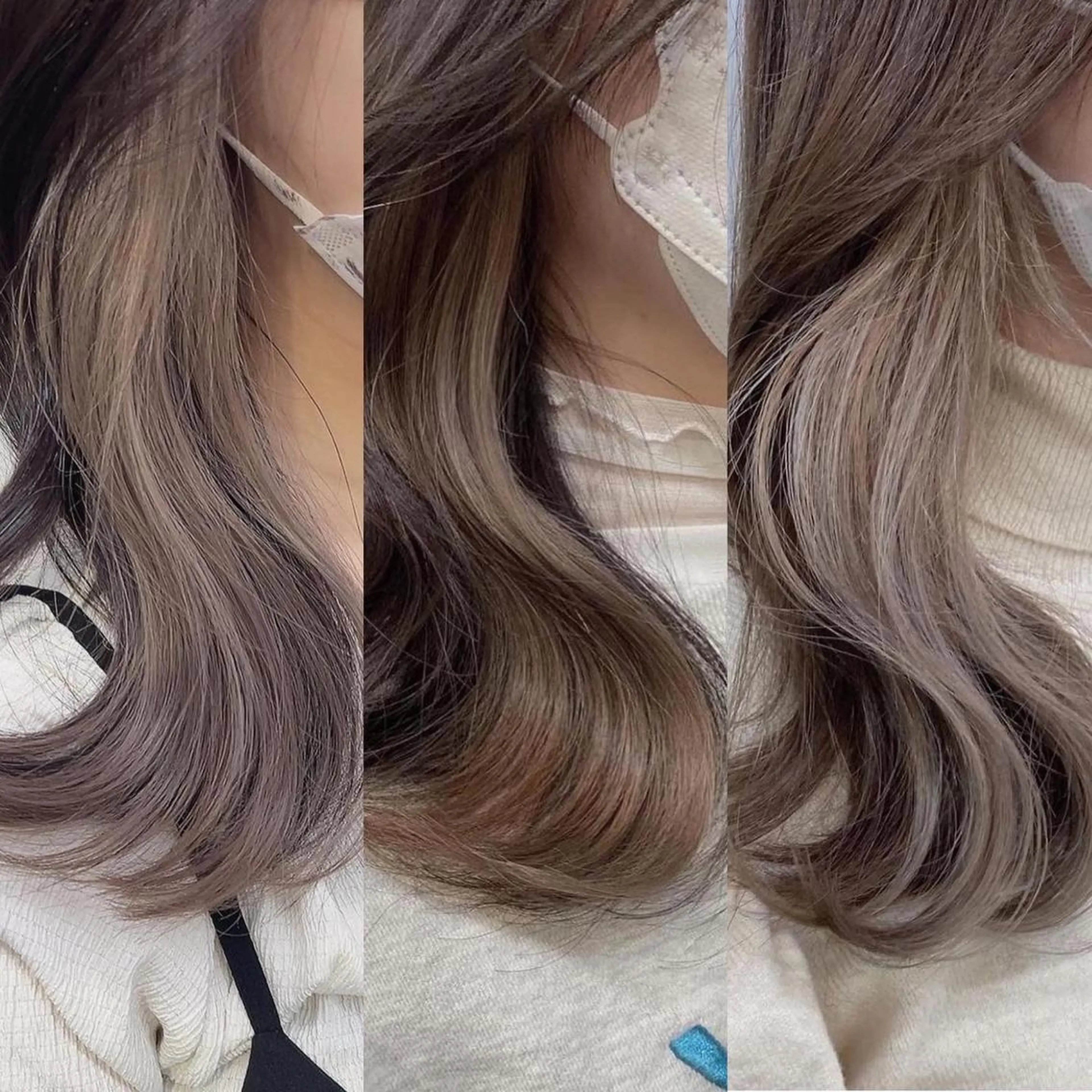 ロング カラー ヘアカラー トリートメント ヘッドスパ ヘアセット 🥞ベージュ系カラー 【すずきりほ】🥞のヘアスタイル