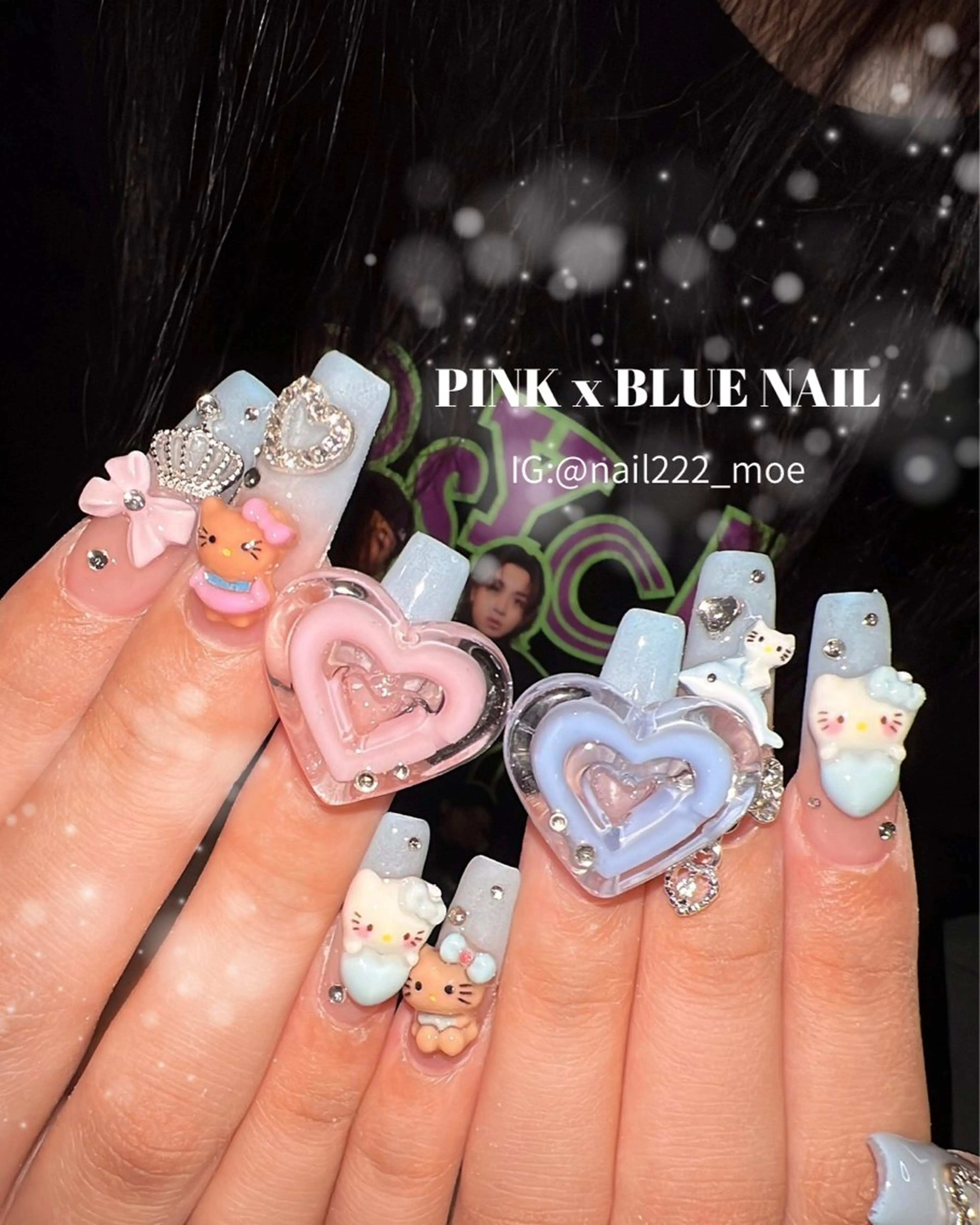ネイル ハンドネイル ⟡.*222⋰˚☆ MöEのネイルデザイン