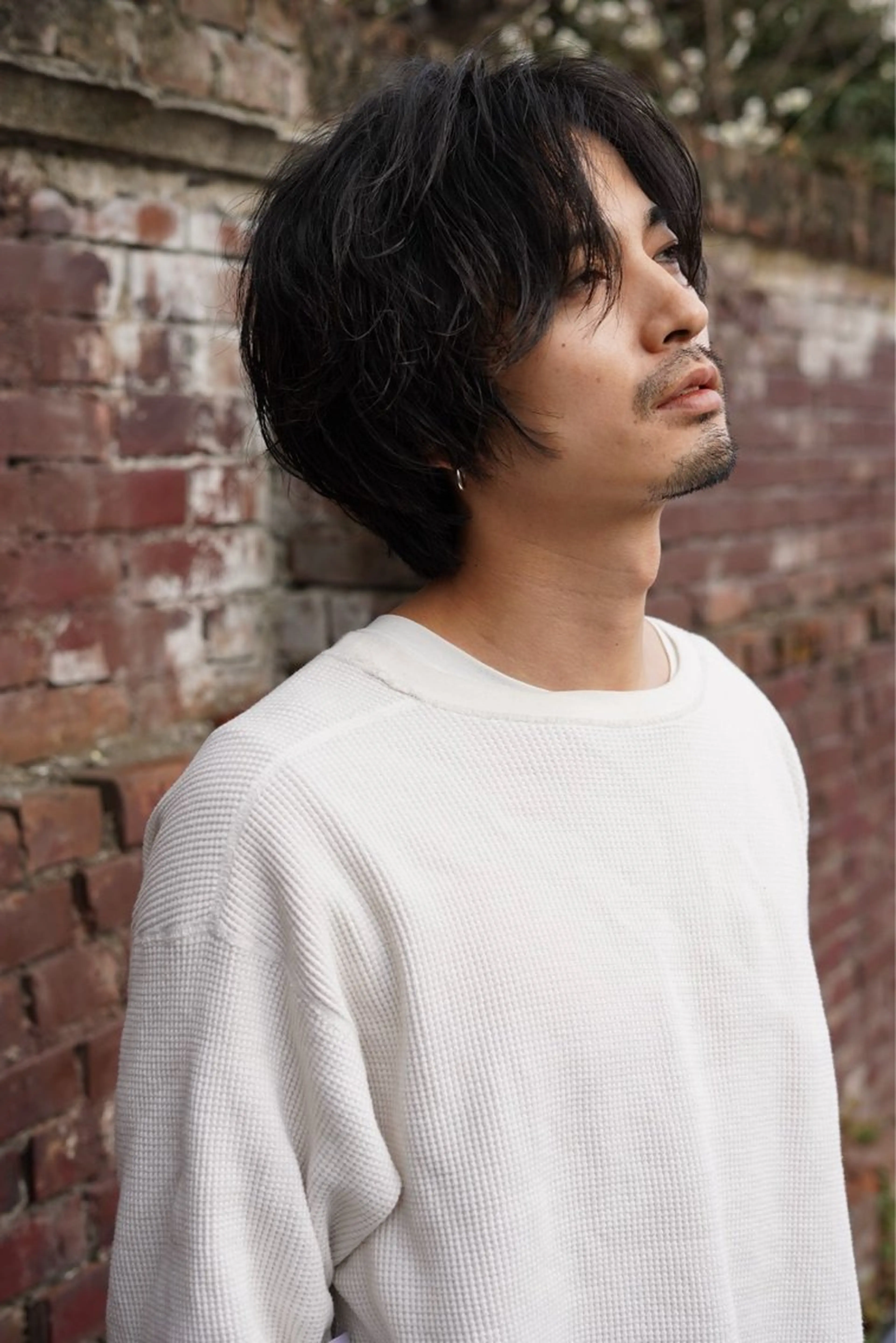 ショート カラー パーマ メンズ メンズパーマ スパイラルパーマ ヘアカラー 栄💗メンズパーマ｜ ハイトーン｜haruのヘアスタイル