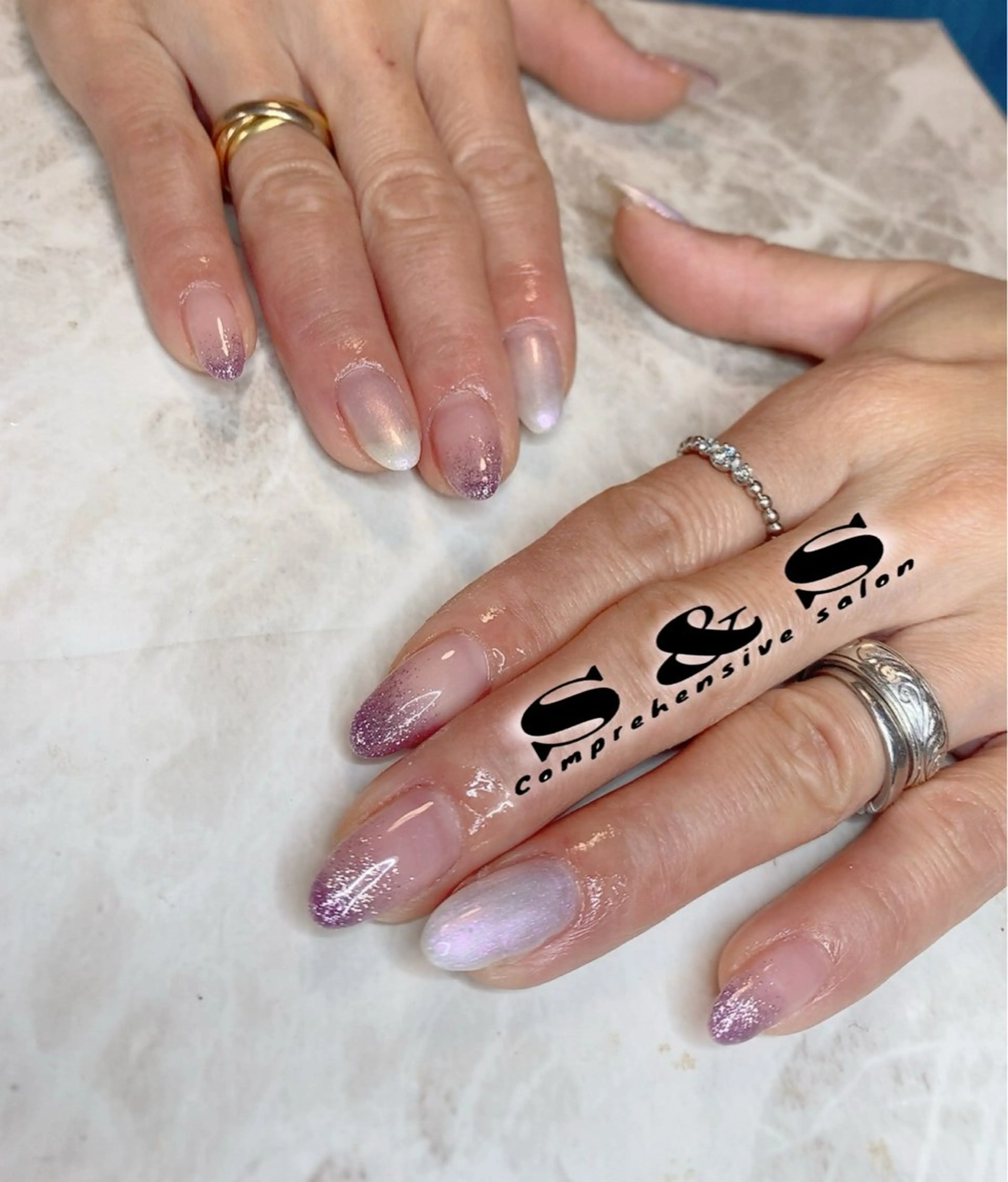 ネイル 長さ出し メンズネイル 持ち込み スカルプネイル S&S 村田小百合のネイルデザイン