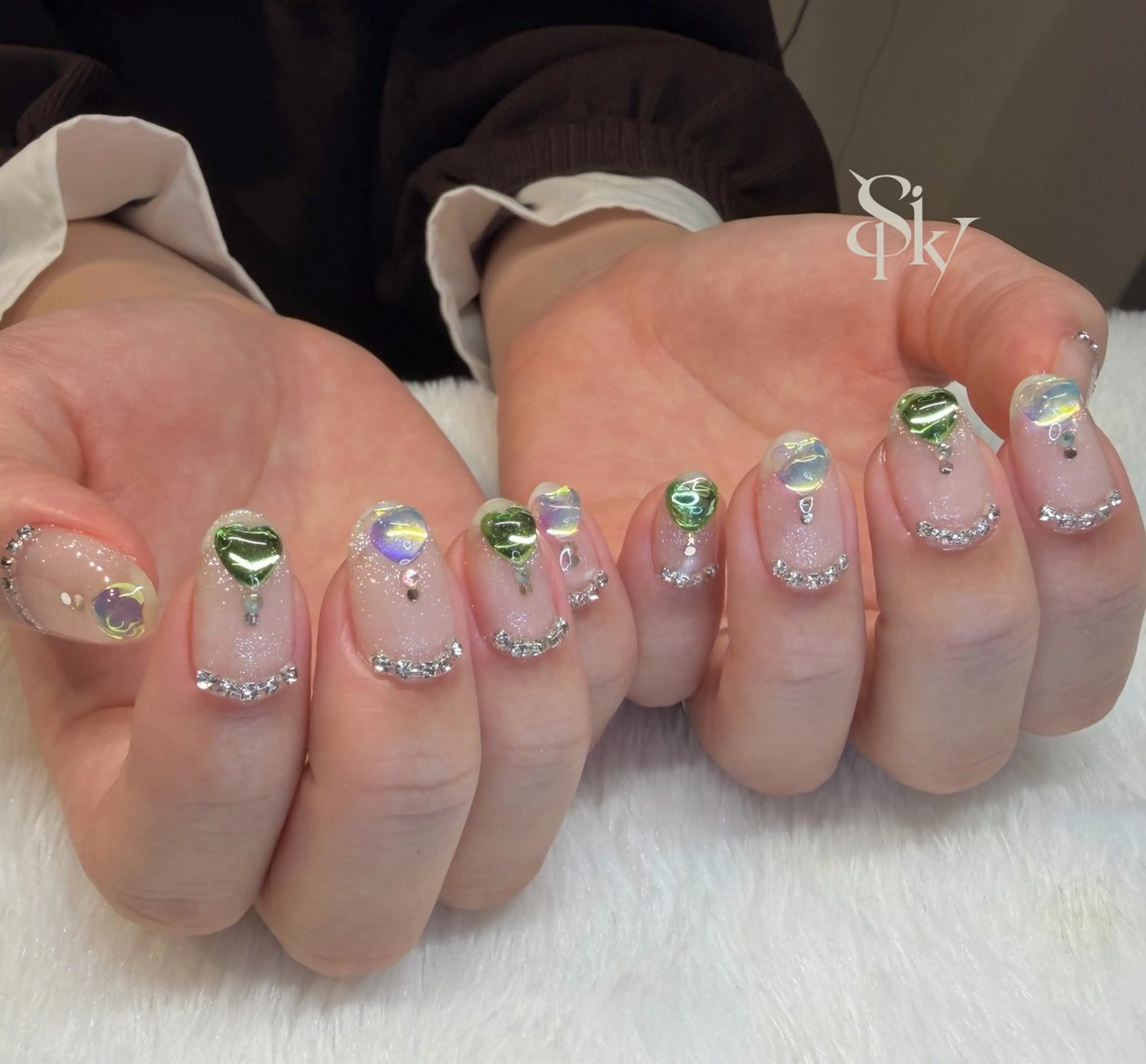 ネイル ハンドネイル Spiky とうげ ふうかのネイルデザイン