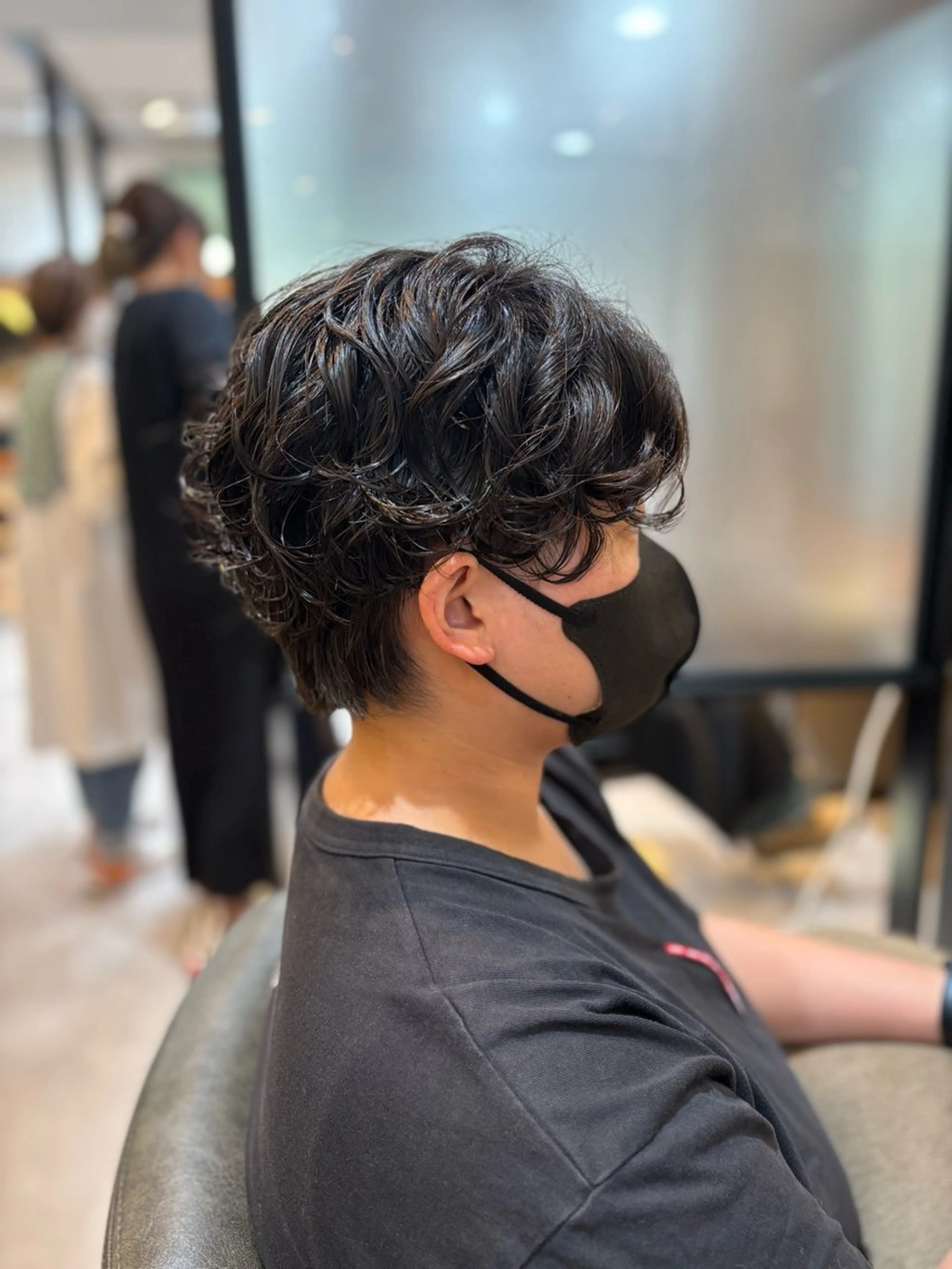 ショート パーマ ショートヘア カット ️🫧押上️🫧はな 🫧まとまるショートのヘアスタイル