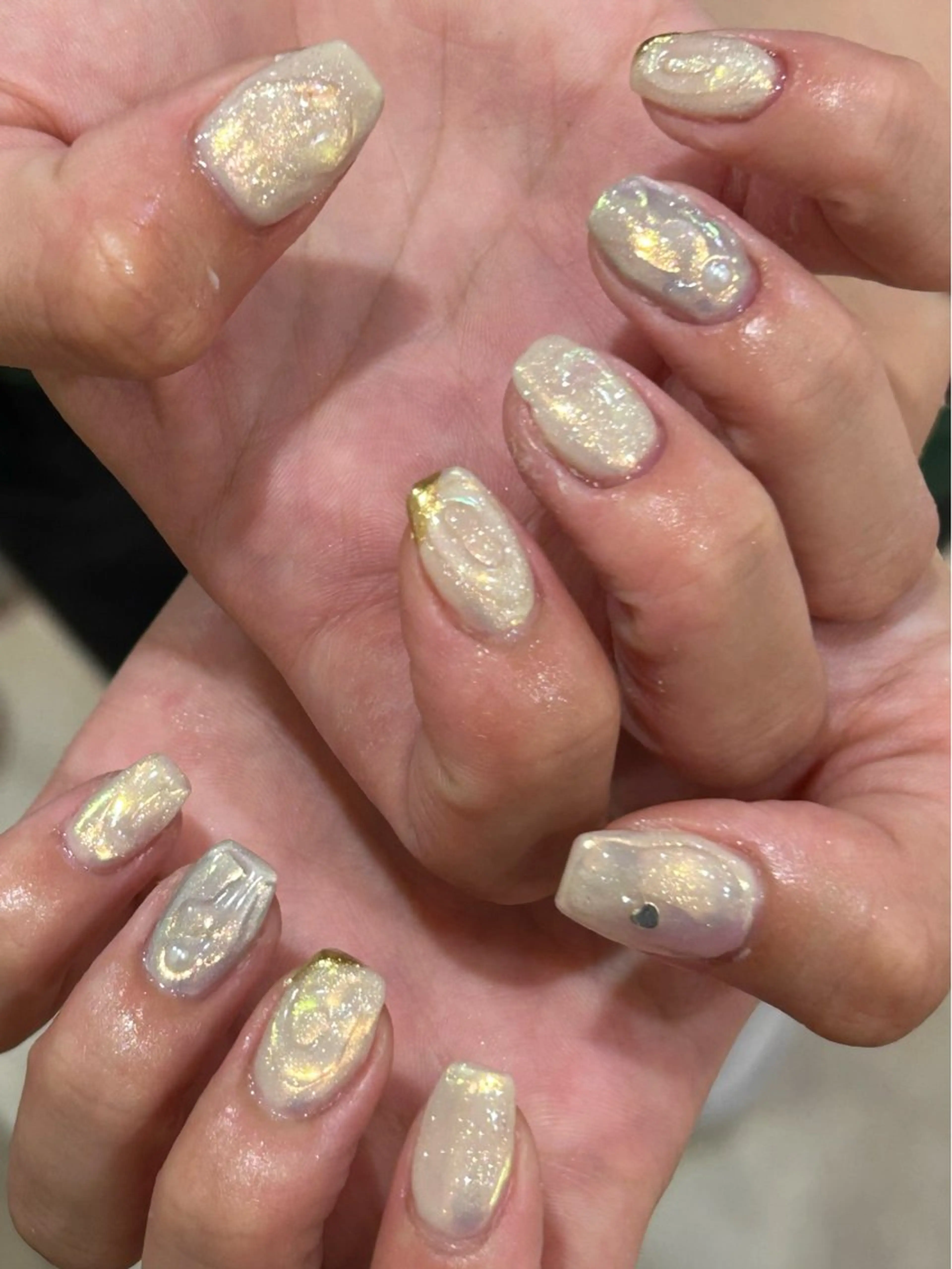 ネイル 持ち込み ニュアンスネイル ハンドネイル Bianca栄店 はるなのネイルデザイン