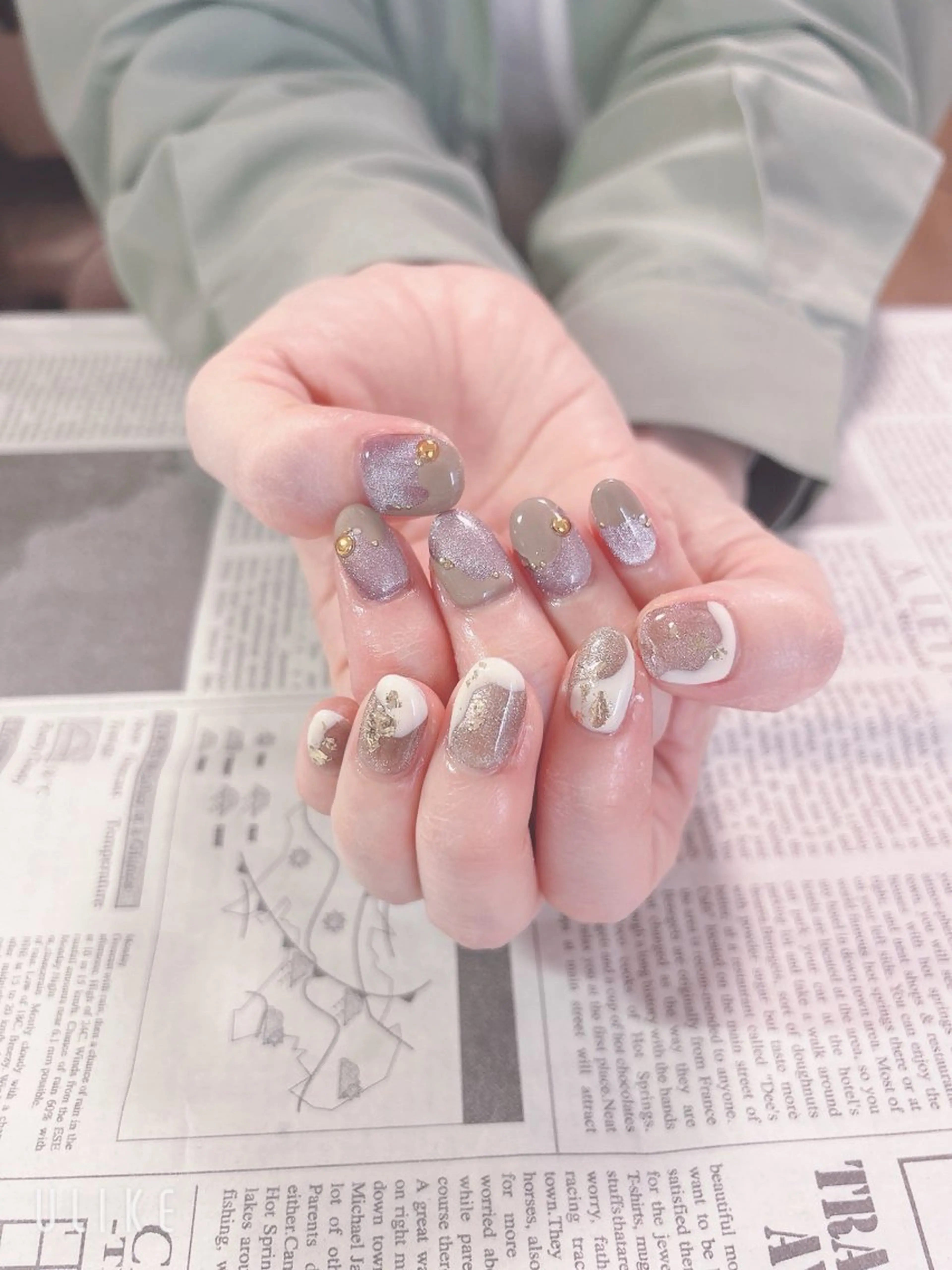 ネイル ハンドネイル ハンドケア 森山 舞のネイルデザイン