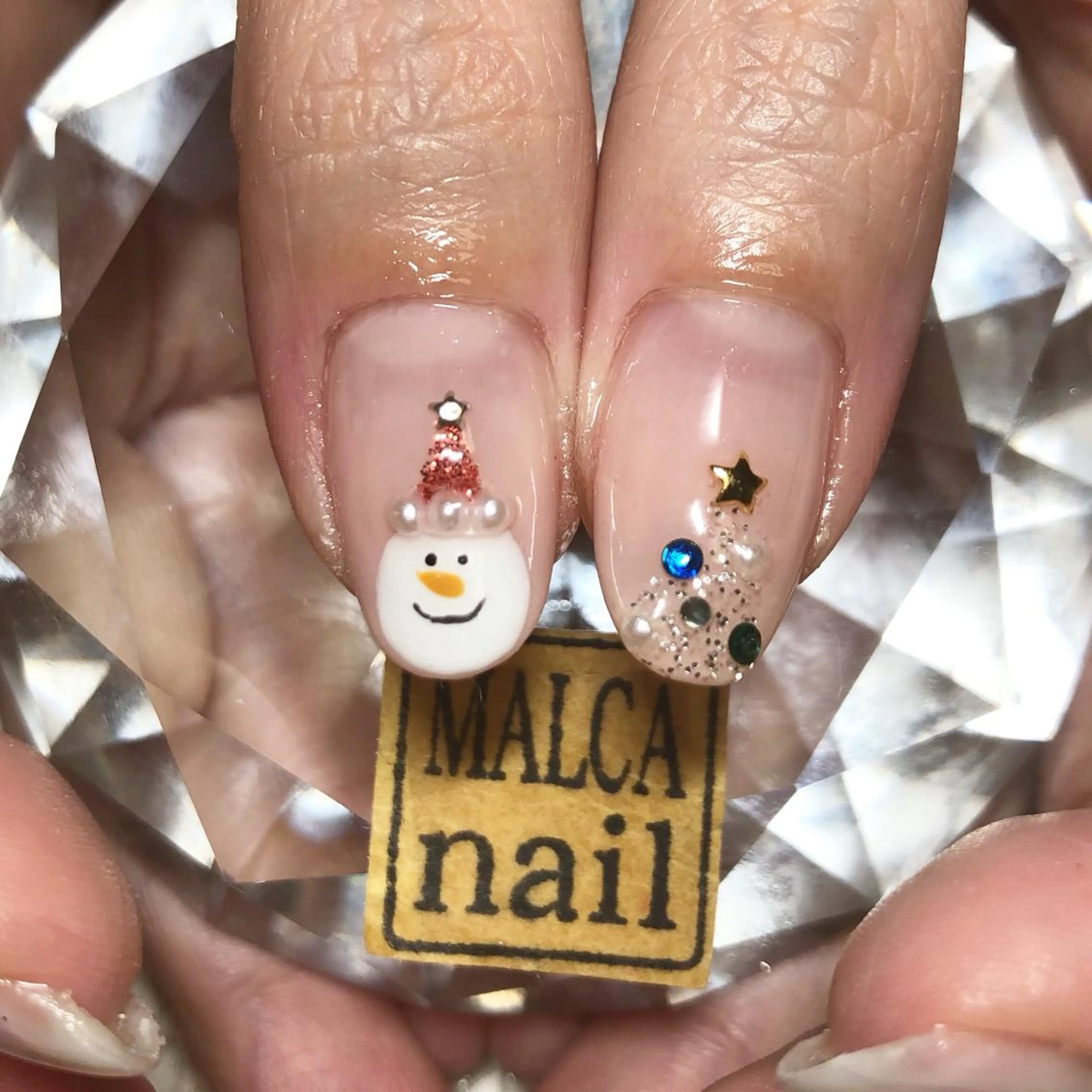 ミディアム カラー パーマ ヘアアレンジ メンズ ネイル マツエク・マツパ MALCAnail(マルカネイル)所属・荒木 莉奈のネイルデザイン