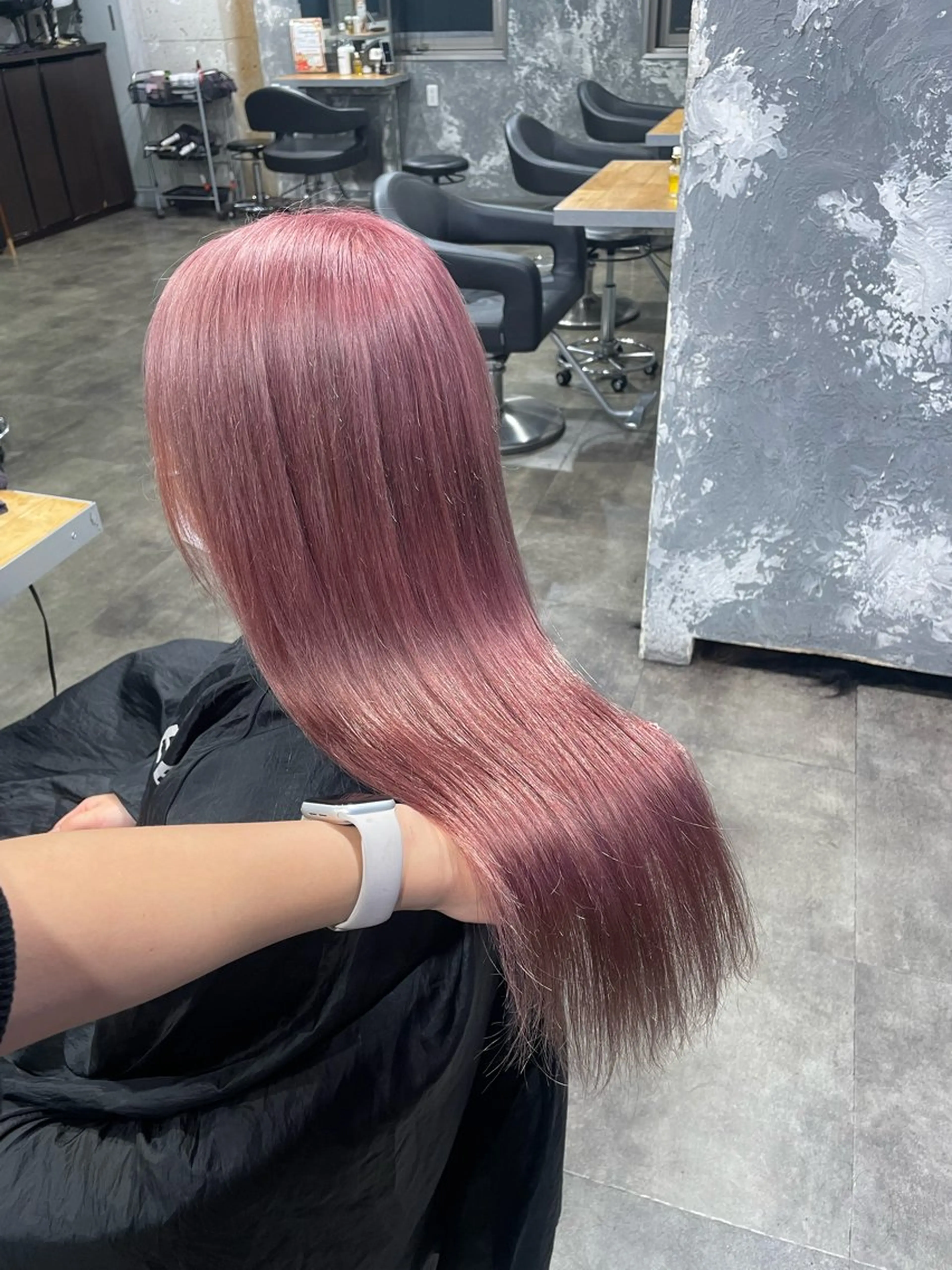 ロング カラー ヘアカラー ハイトーン 横浜💞ミオのヘアスタイル