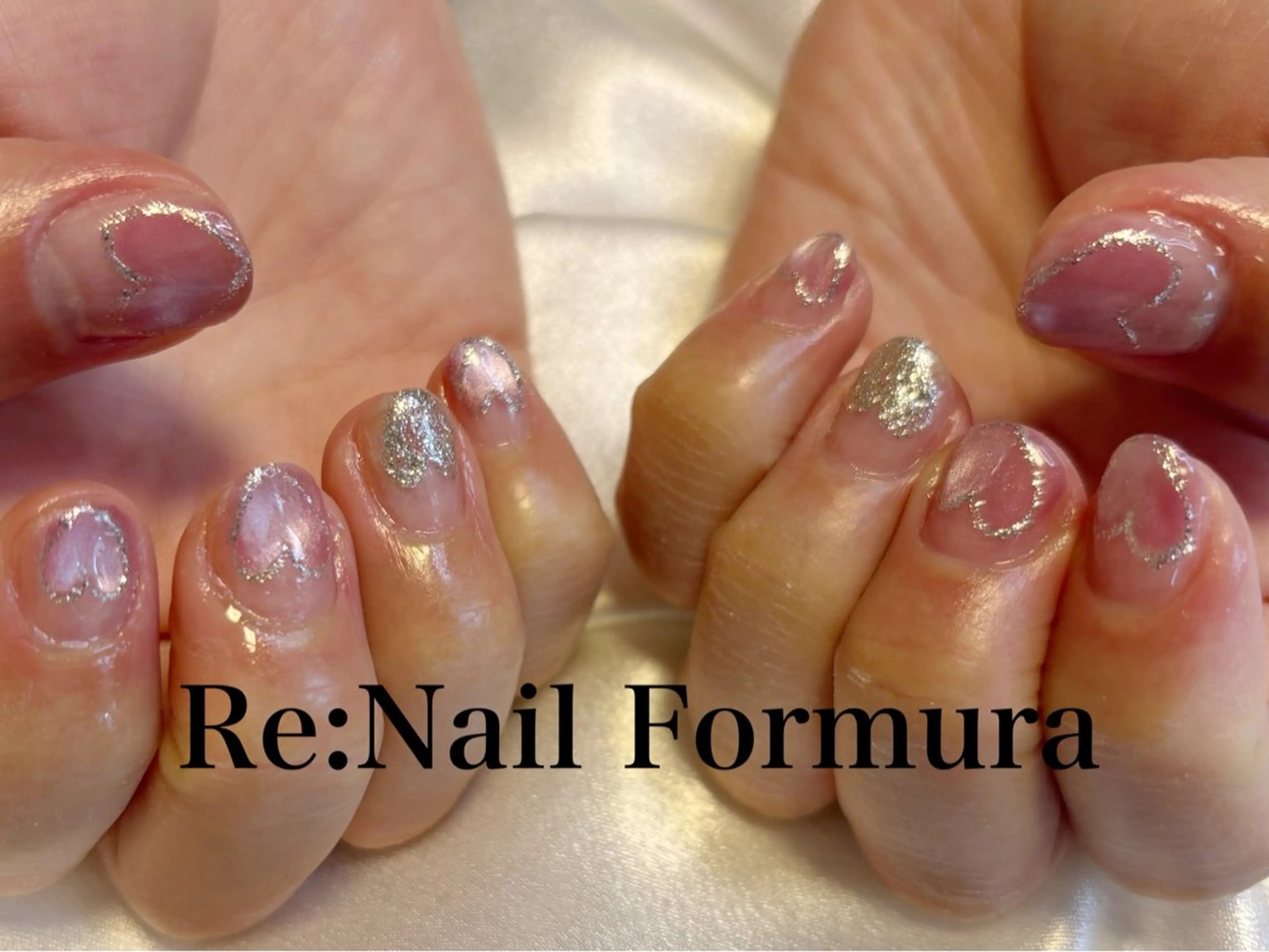 ミディアム ハンドネイル Re:Nail Formula所属・kido chieのネイルデザイン