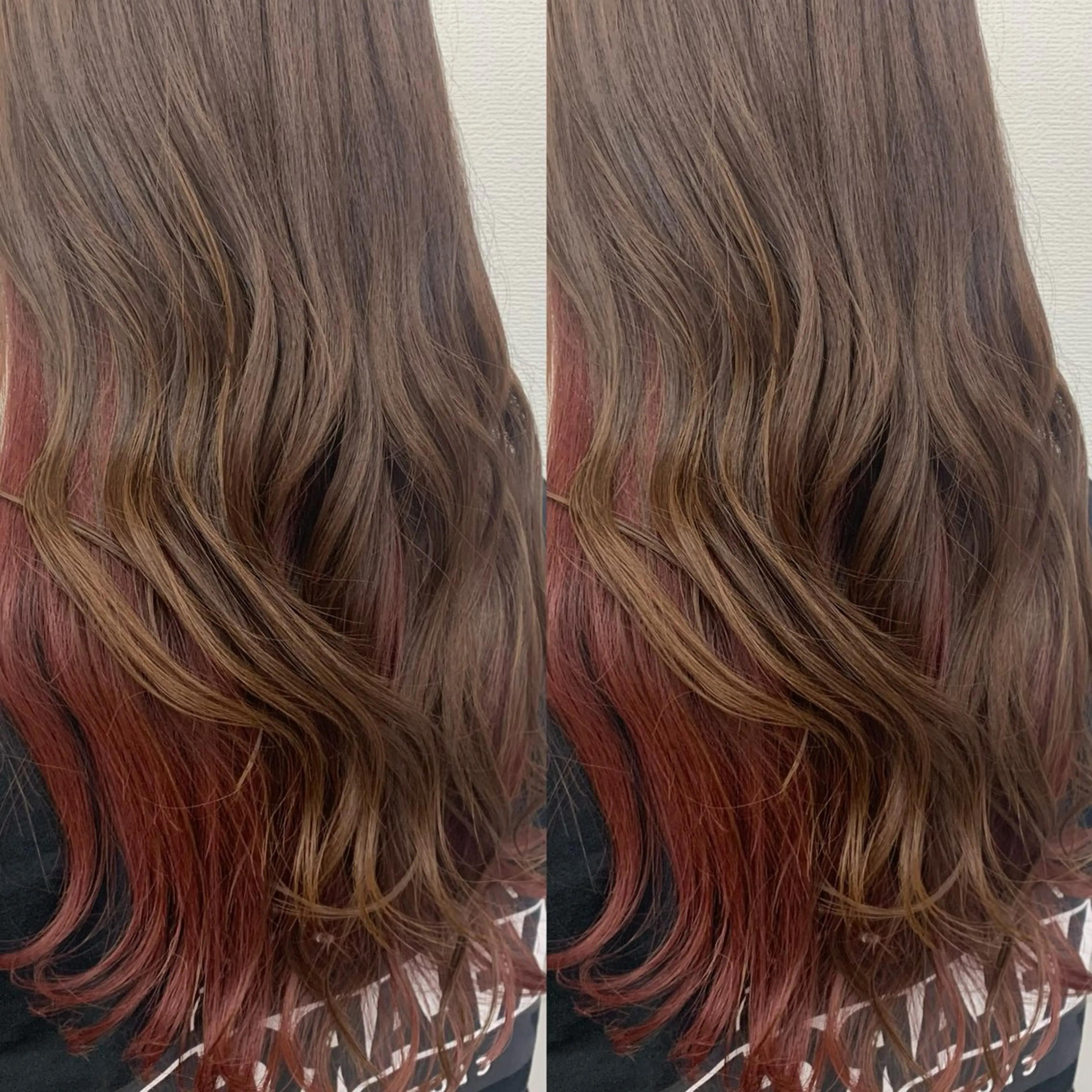 《🔅ケアブリーチ使用🔅》『暖色が好きな方』全体カット➕インナーカラー➕トリートメントの写真