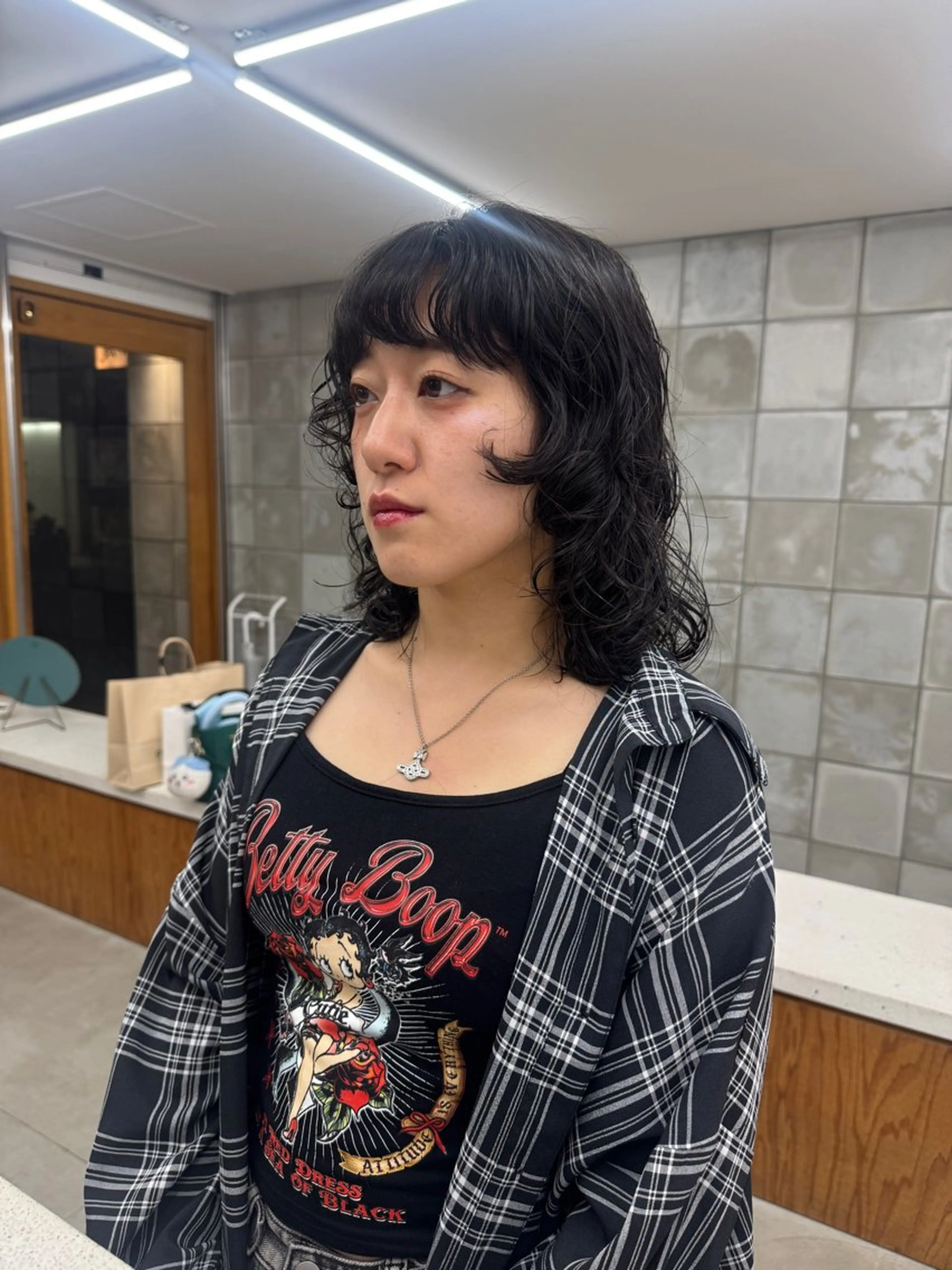 セミロング パーマ tetohair / ANNAのヘアスタイル