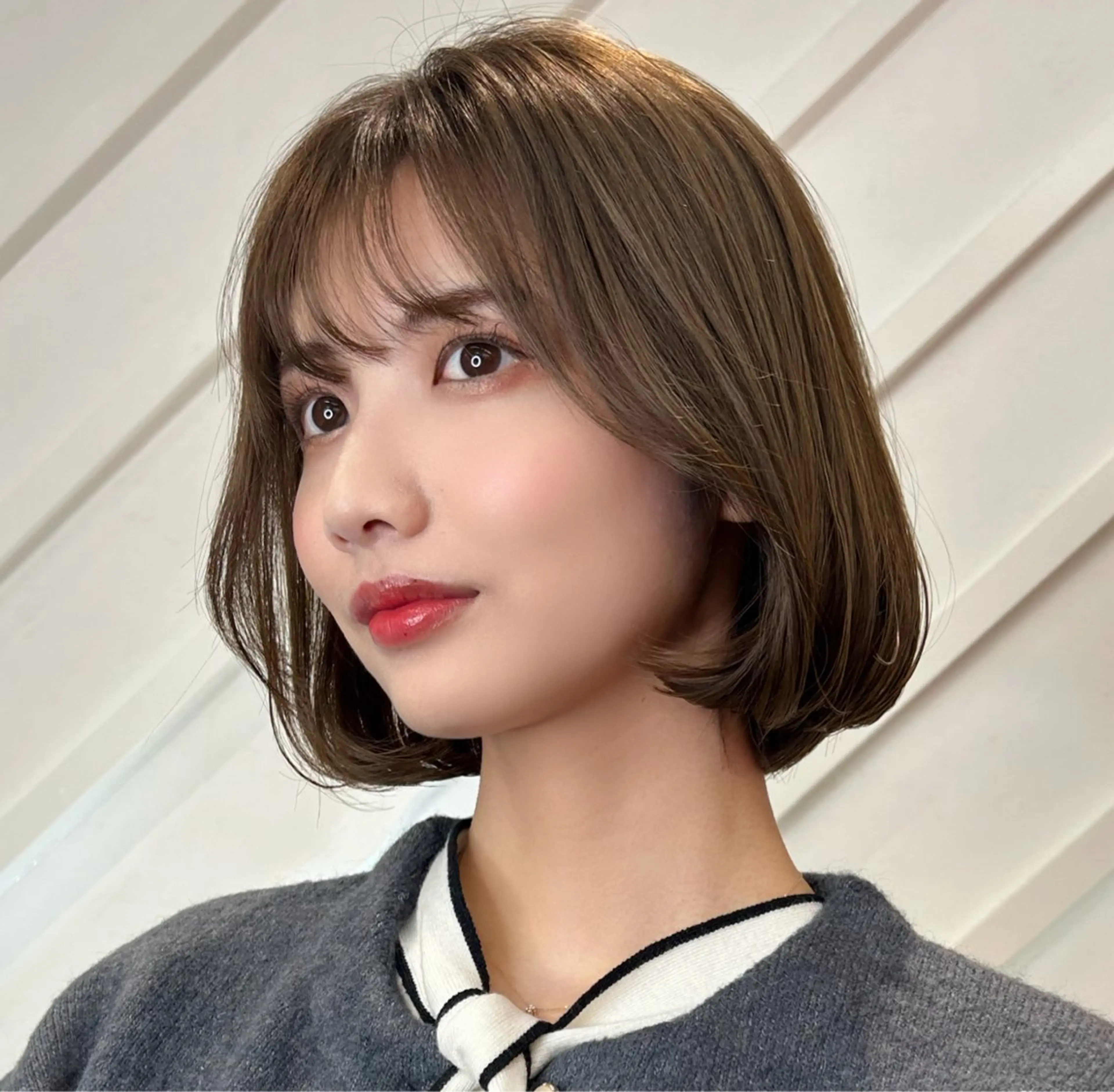 🟦土日祝限定🟦切りっぱなしボブボブカット➕透明感カラー➕高保湿ナノケアスチーム髪質改善💜✨の写真