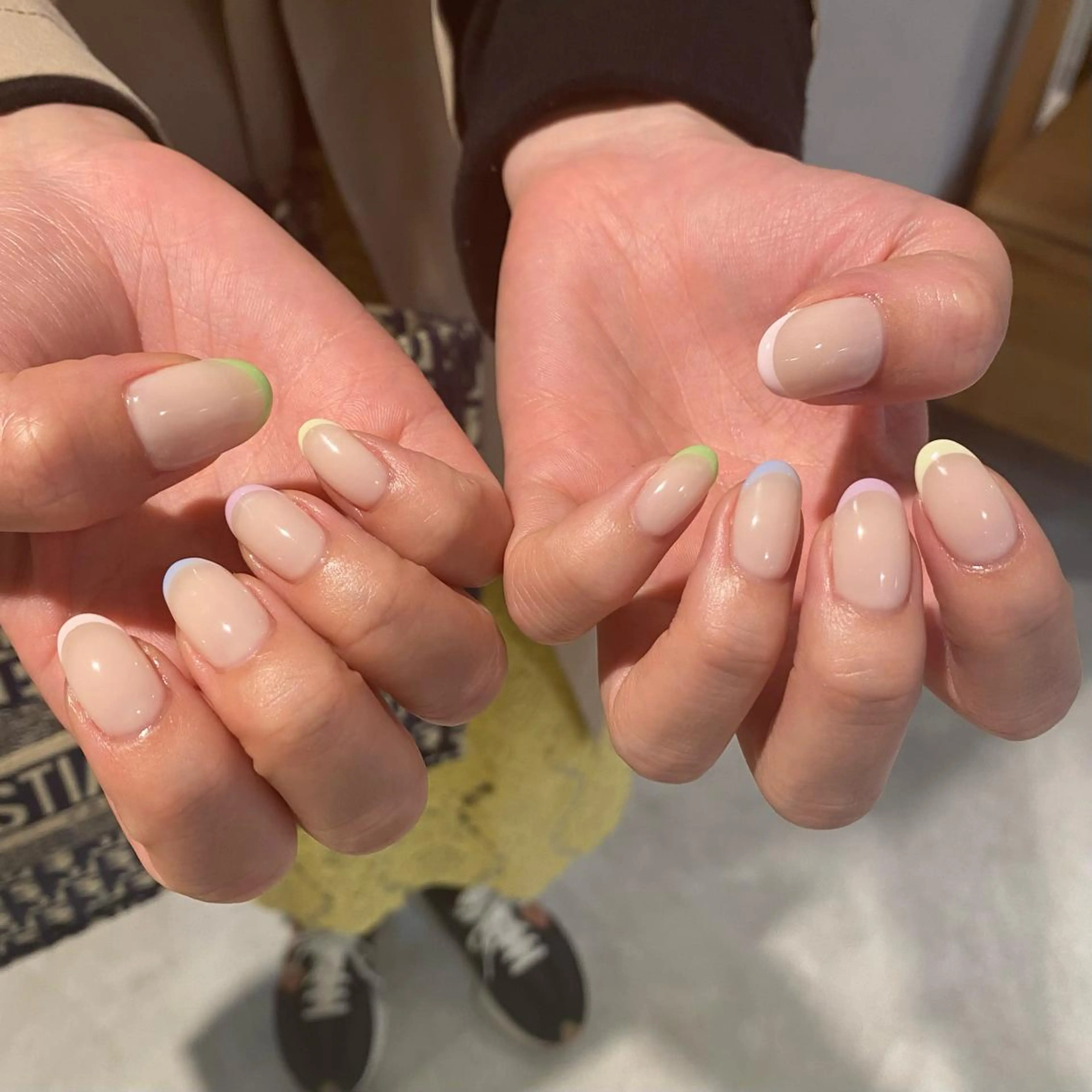 ネイル ニュアンスネイル ハンドネイル RINO AMANE nailのネイルデザイン