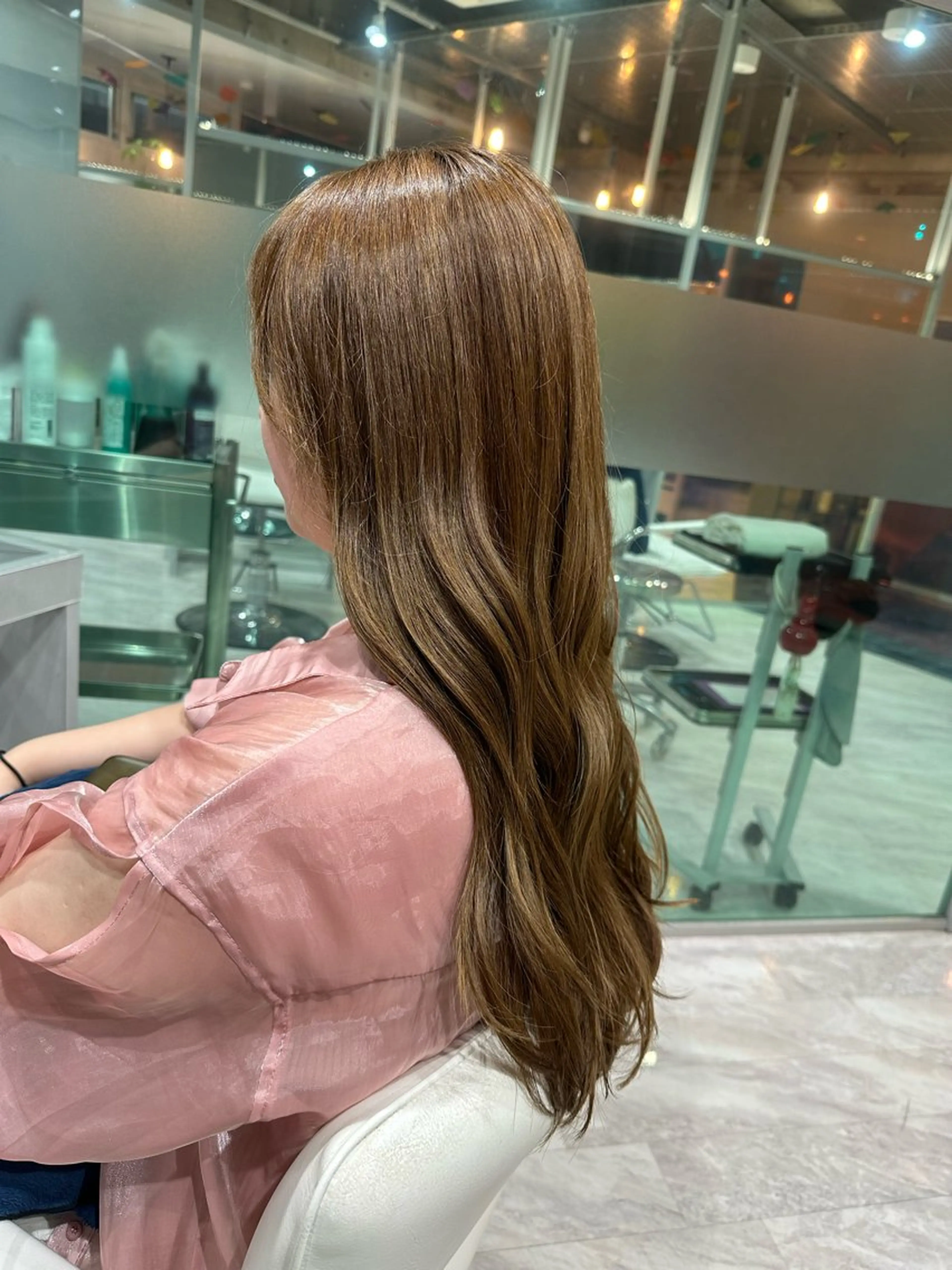 ロング 酸性ストレート/艶髪 /縮毛/sara❄️のヘアスタイル