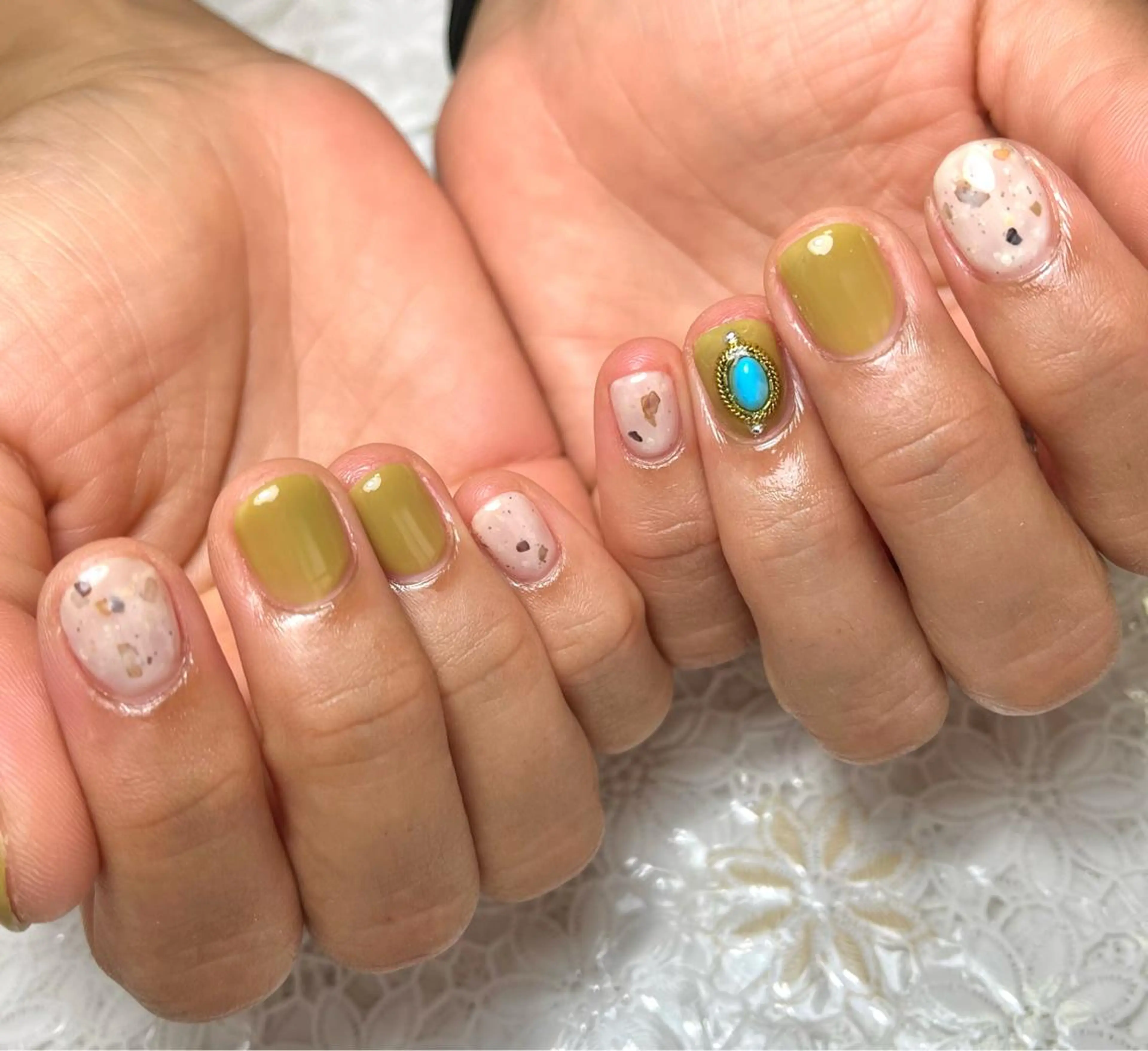 ネイル ジェルネイル 韓国ネイル パラジェル ハンドネイル nails' it...のネイルデザイン