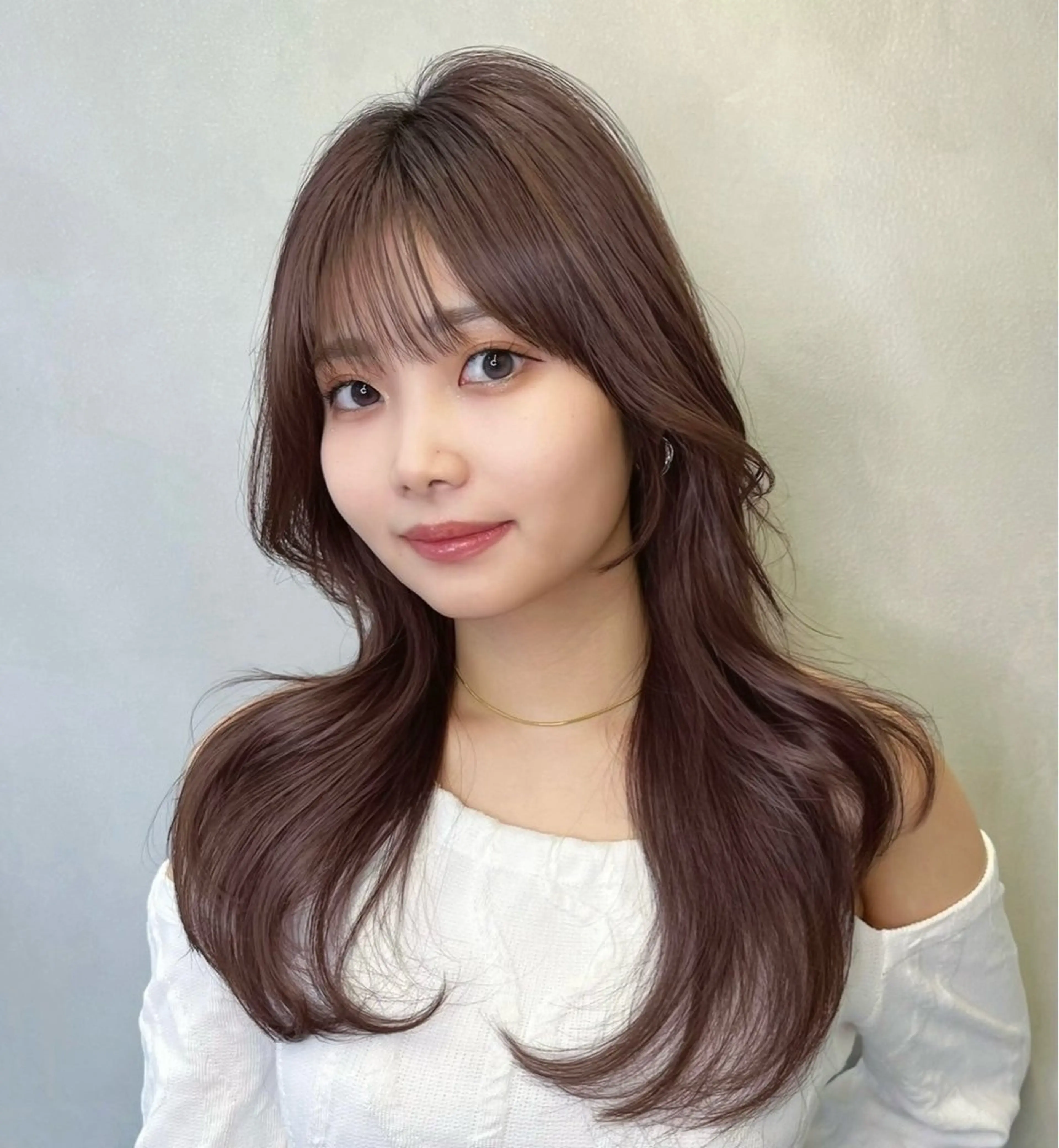 ロング レイヤーカット ボブ/縮毛矯正/美髪 髪質改善/大和田拓夢のヘアスタイル