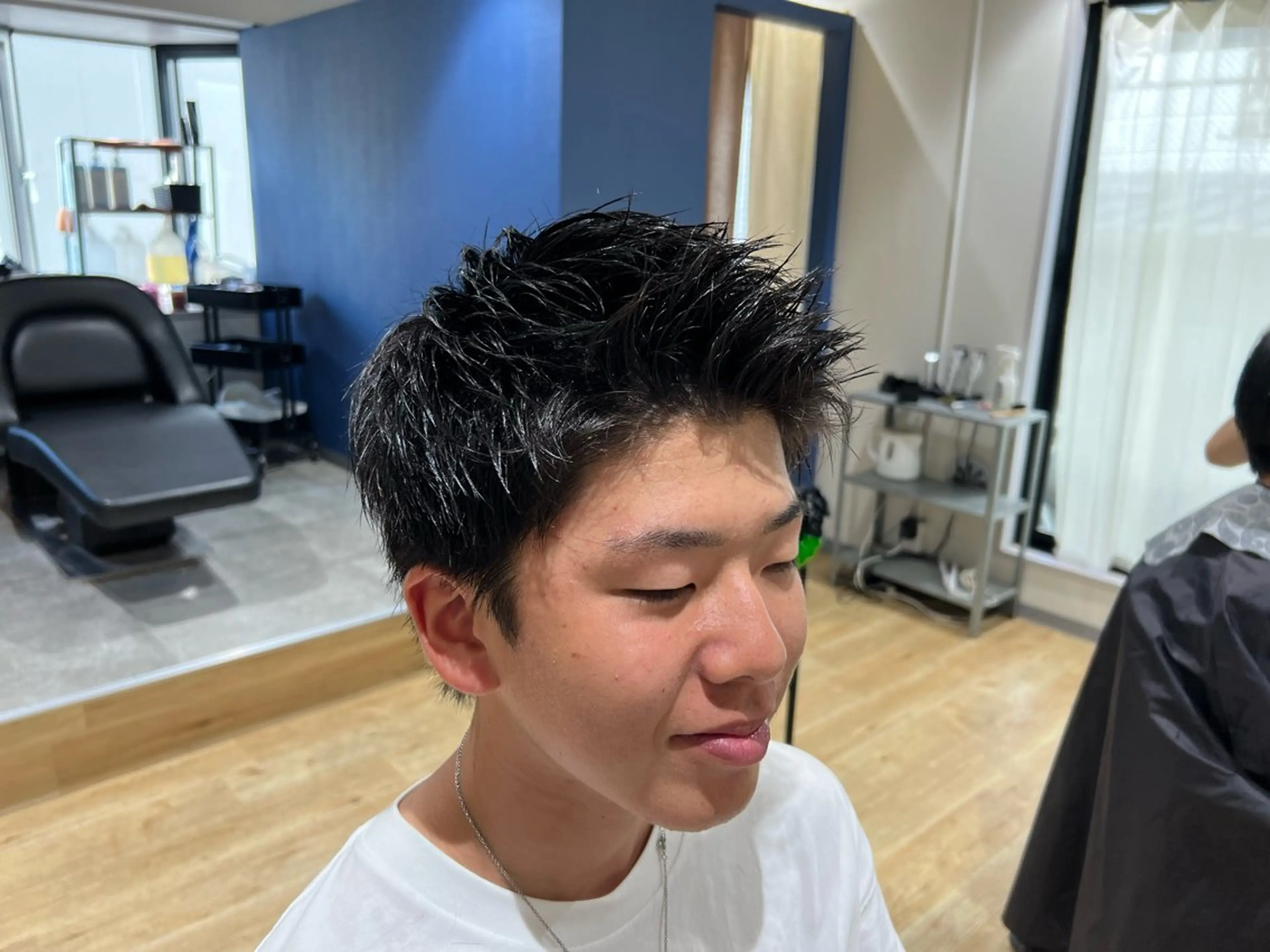 メンズ スパイキーショート Noisyle 西本町所属・川端 さくのヘアスタイル