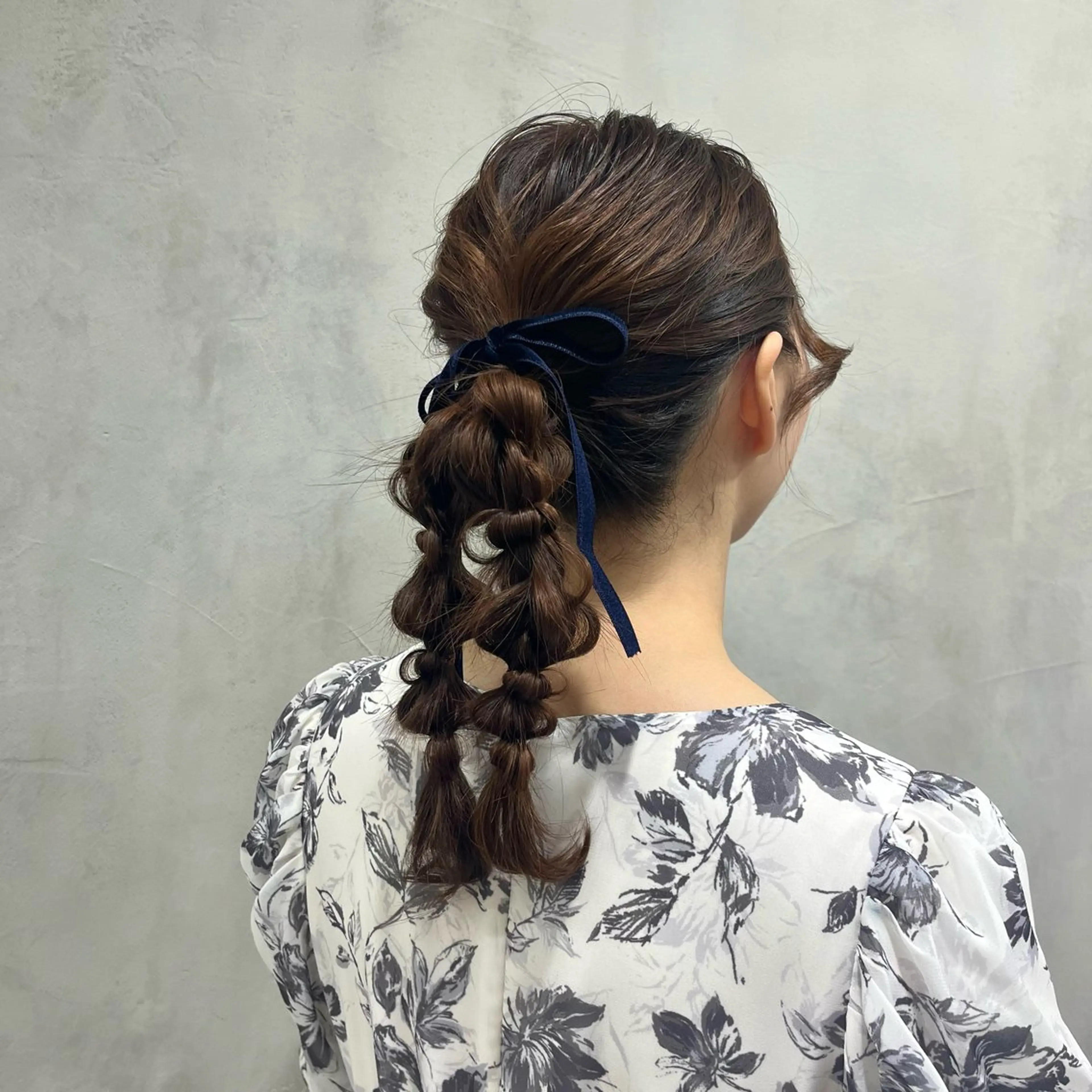 セミロング ヘアアレンジ ヘアセット 🫧tomoka 透明感カラー🫧のヘアスタイル