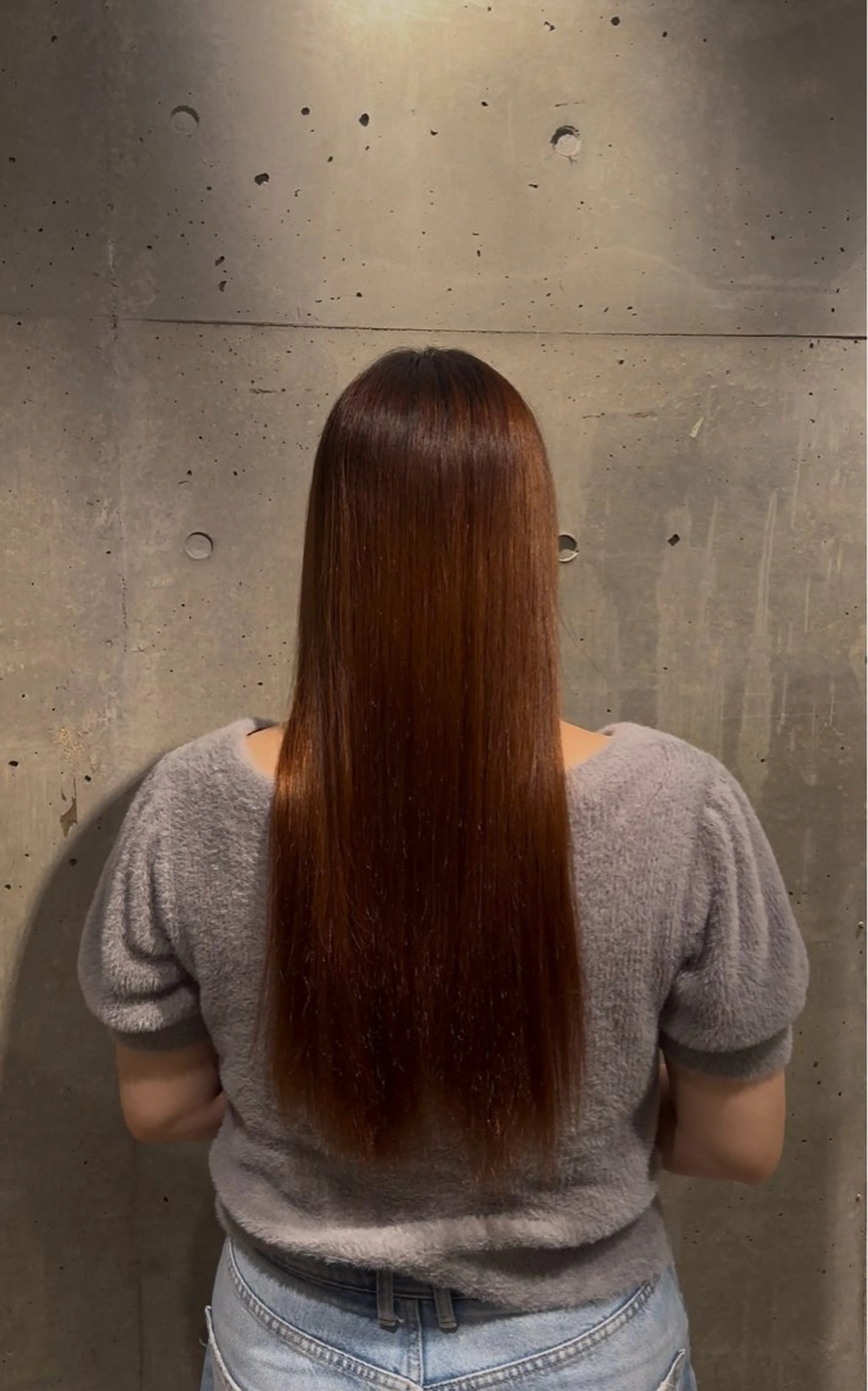 ロング 縮毛矯正 縮毛矯正⚡️ 中村璃音のヘアスタイル