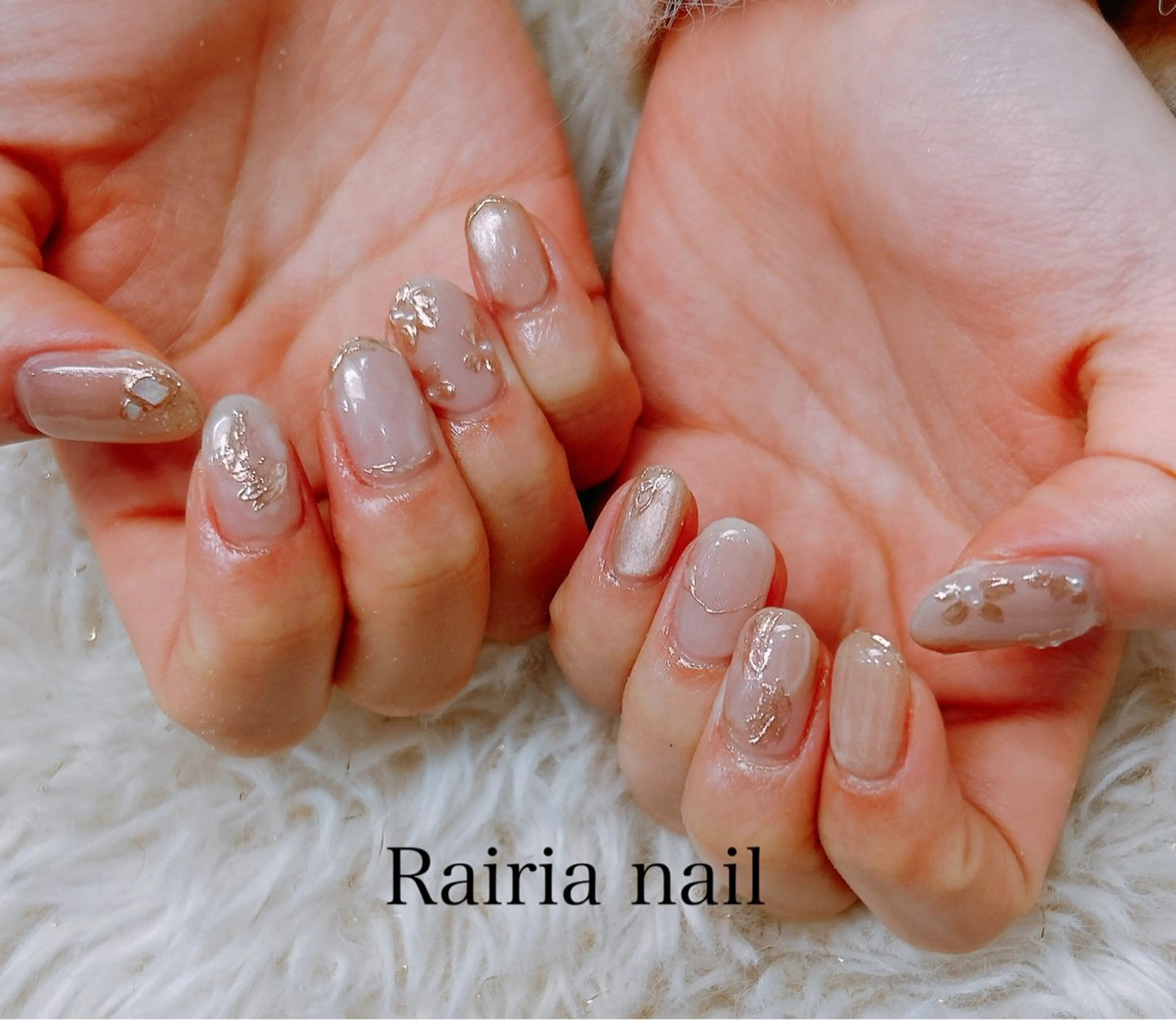 ネイル グリーン 持ち込み Rairia nail本八幡店のネイルデザイン