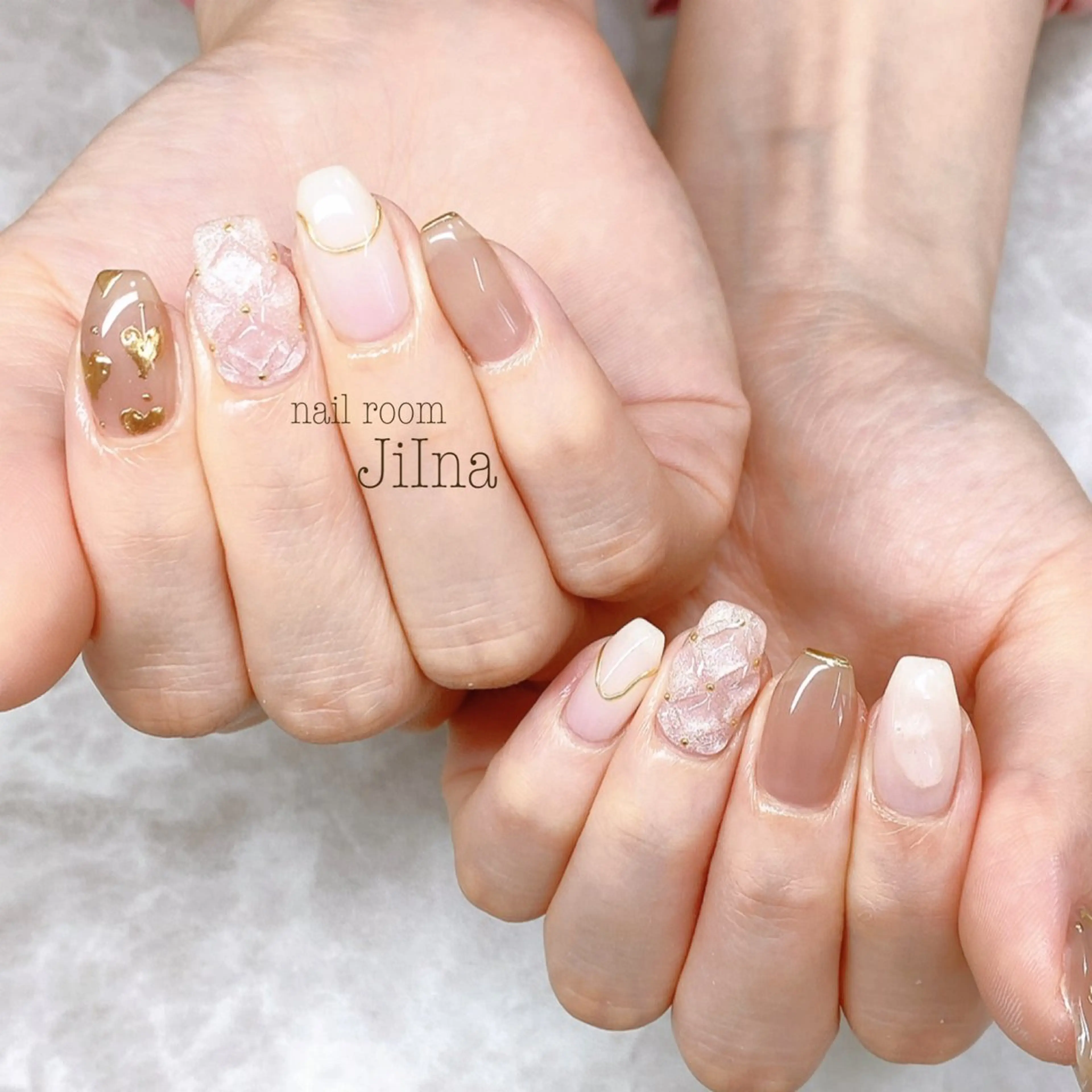 ネイル 持ち込み JiIna nailのネイルデザイン